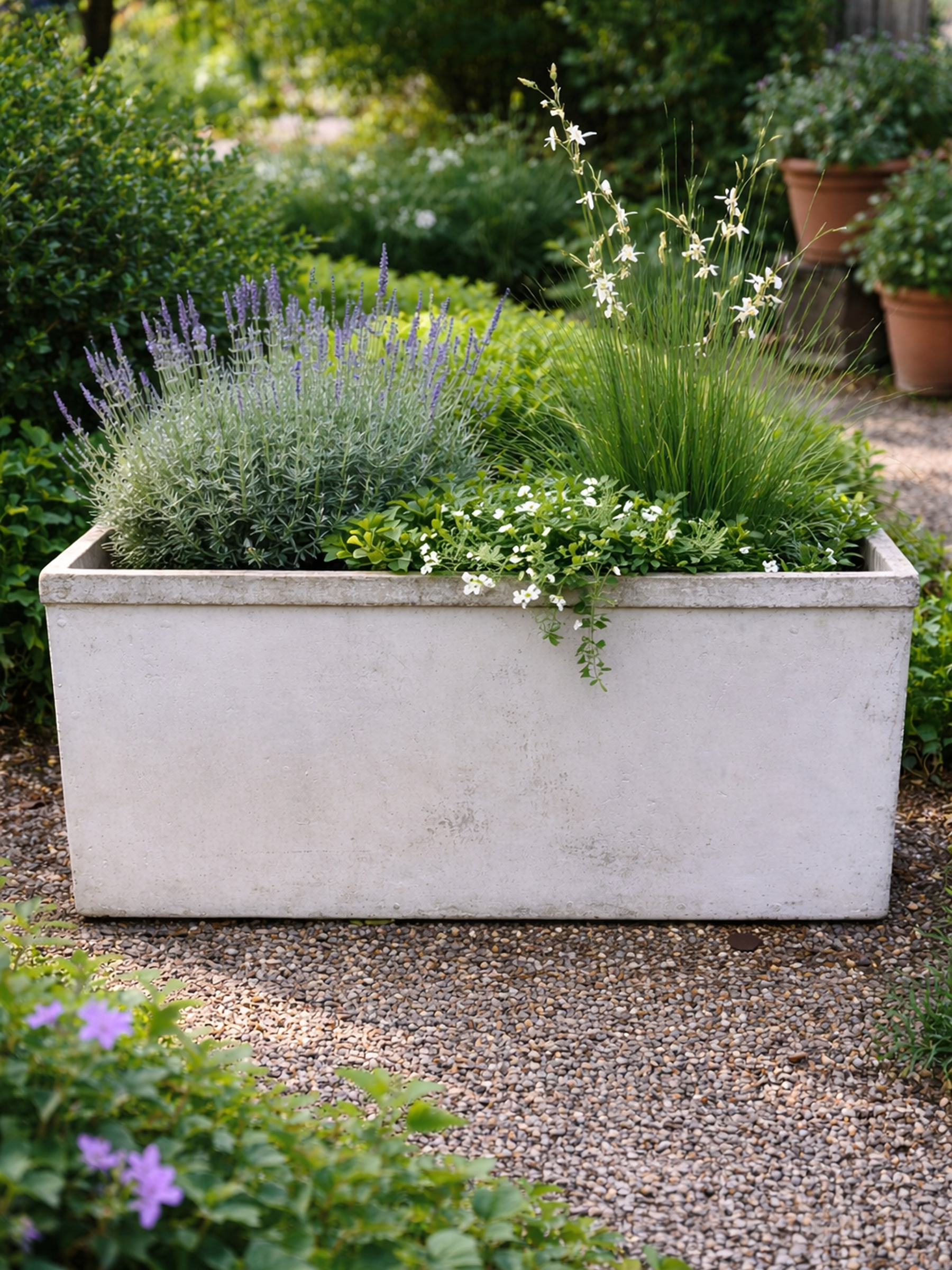 Vintage Willy Guhl Planter I Iconic Mid-Century Modern Garden