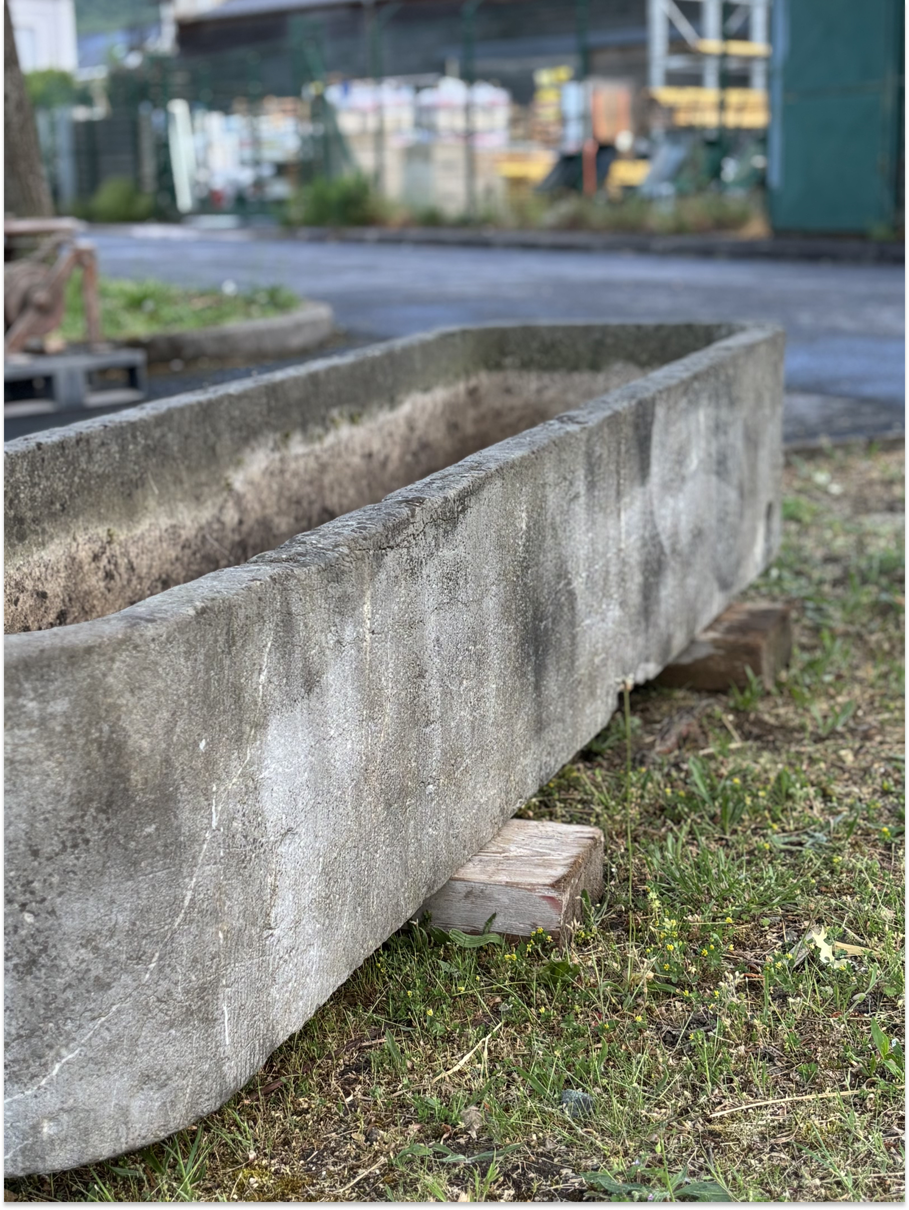 Antique Belgian Bluestone Planter