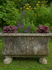Antique Stone Planter | Decorative Garden and Terrace Feature