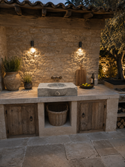 Antique Cassis stone sink circa 1840

