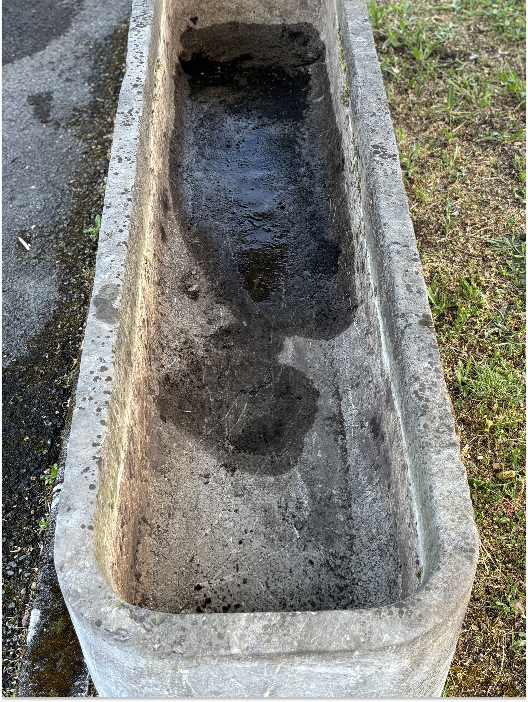 Antique Belgian Bluestone Planter