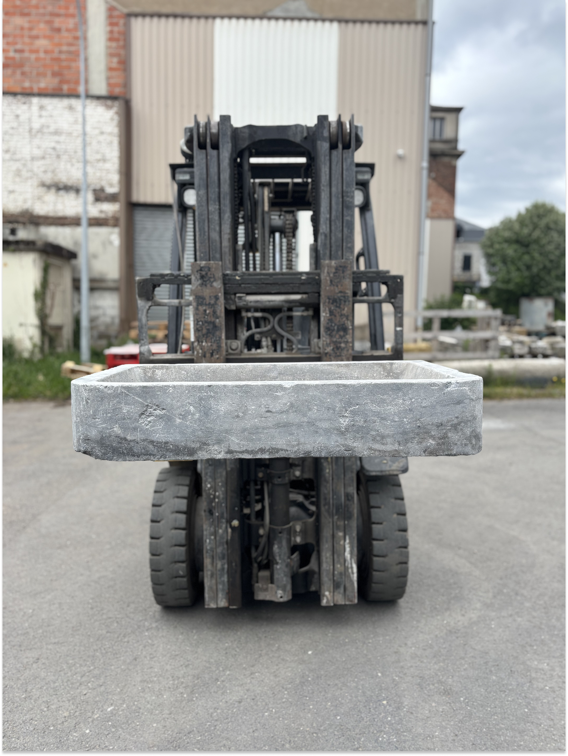 Superb Antique Belgian Bluestone Sink