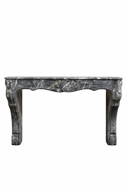 Majestic Old Louis XV Marble Fireplace | 18th Century