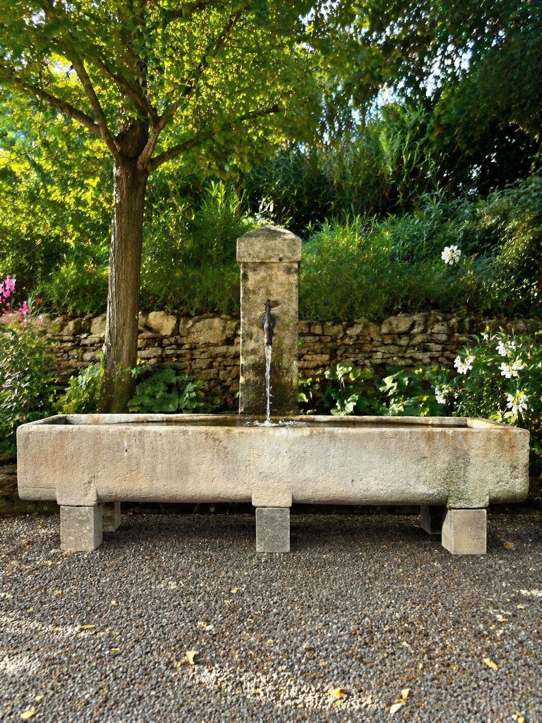 Antique Limestone Trough