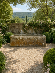 18th Century French Stone Trough | Antique Garden Fountain Basin