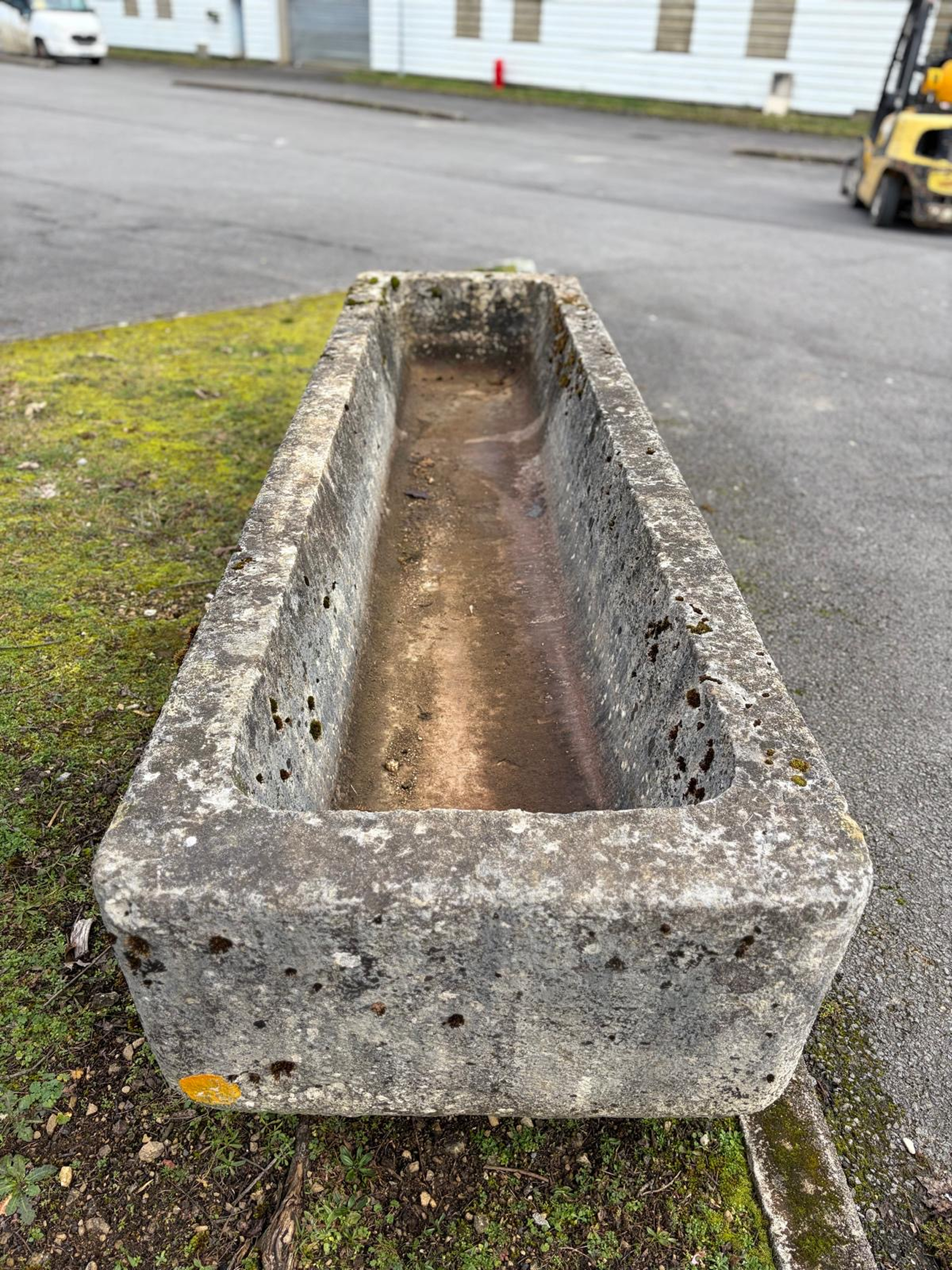 Large Basin Made Of Hard Limestone