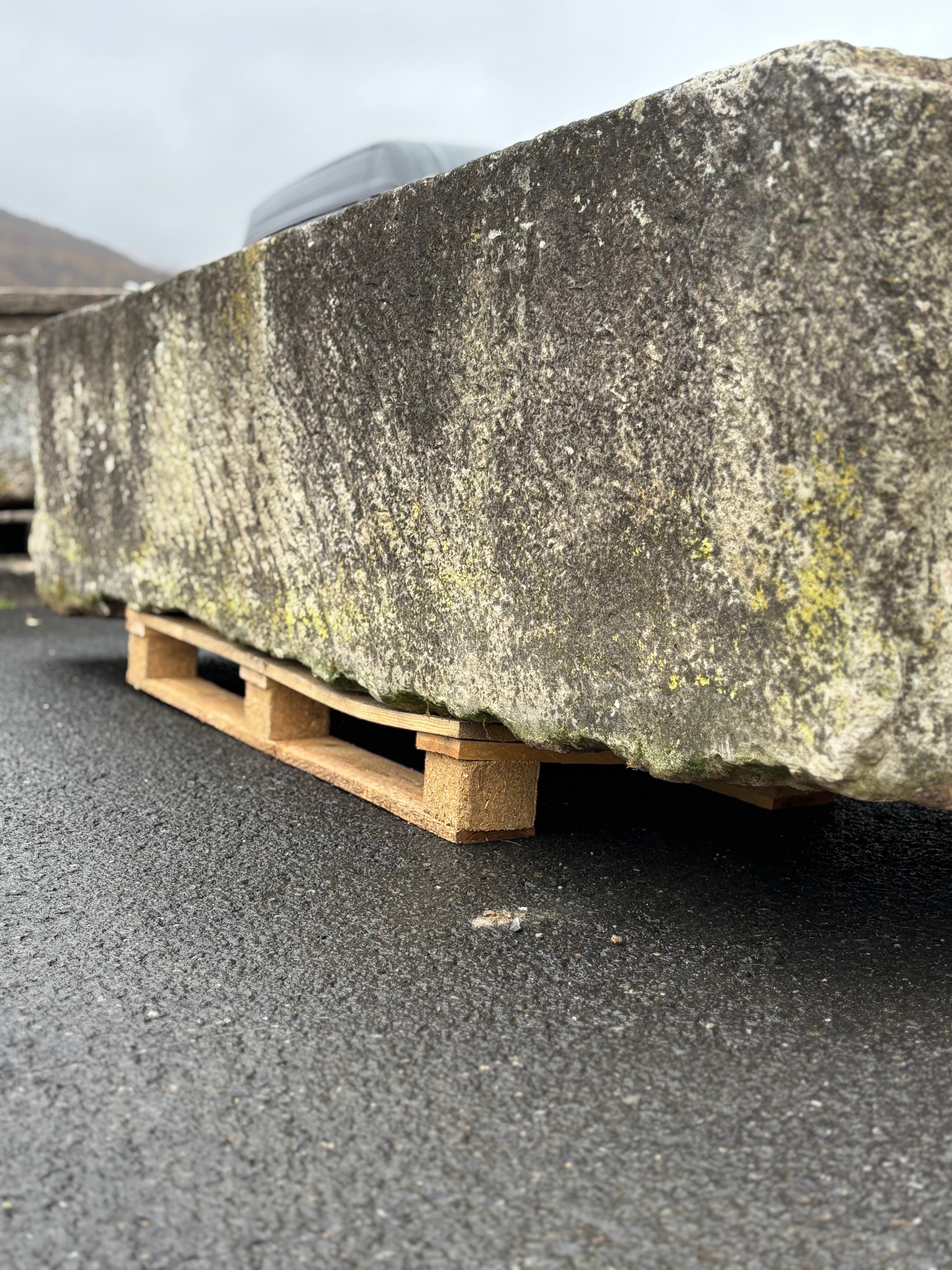 Antique Stone Basin | Rare Architectural Garden Feature