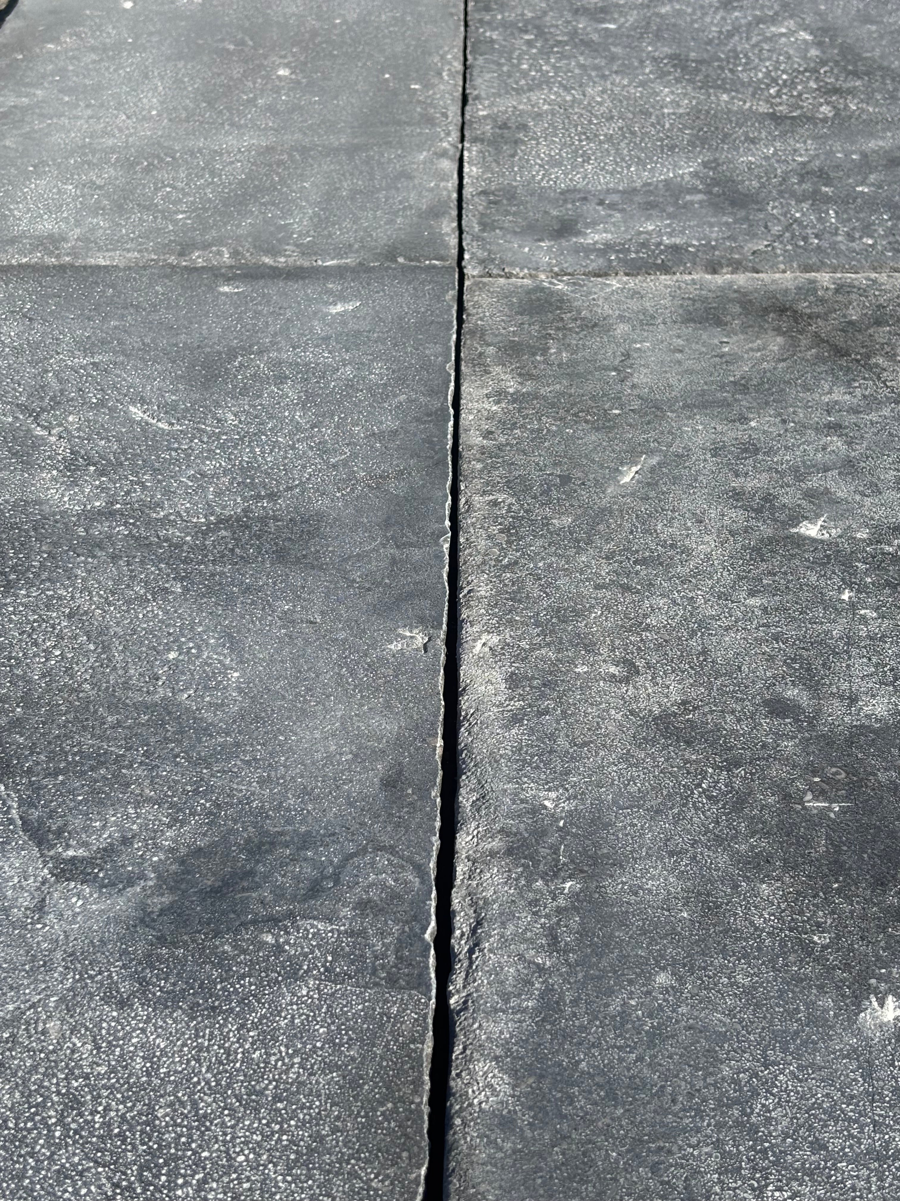 Reissue Of Old Belgian Blue Stone Tiles