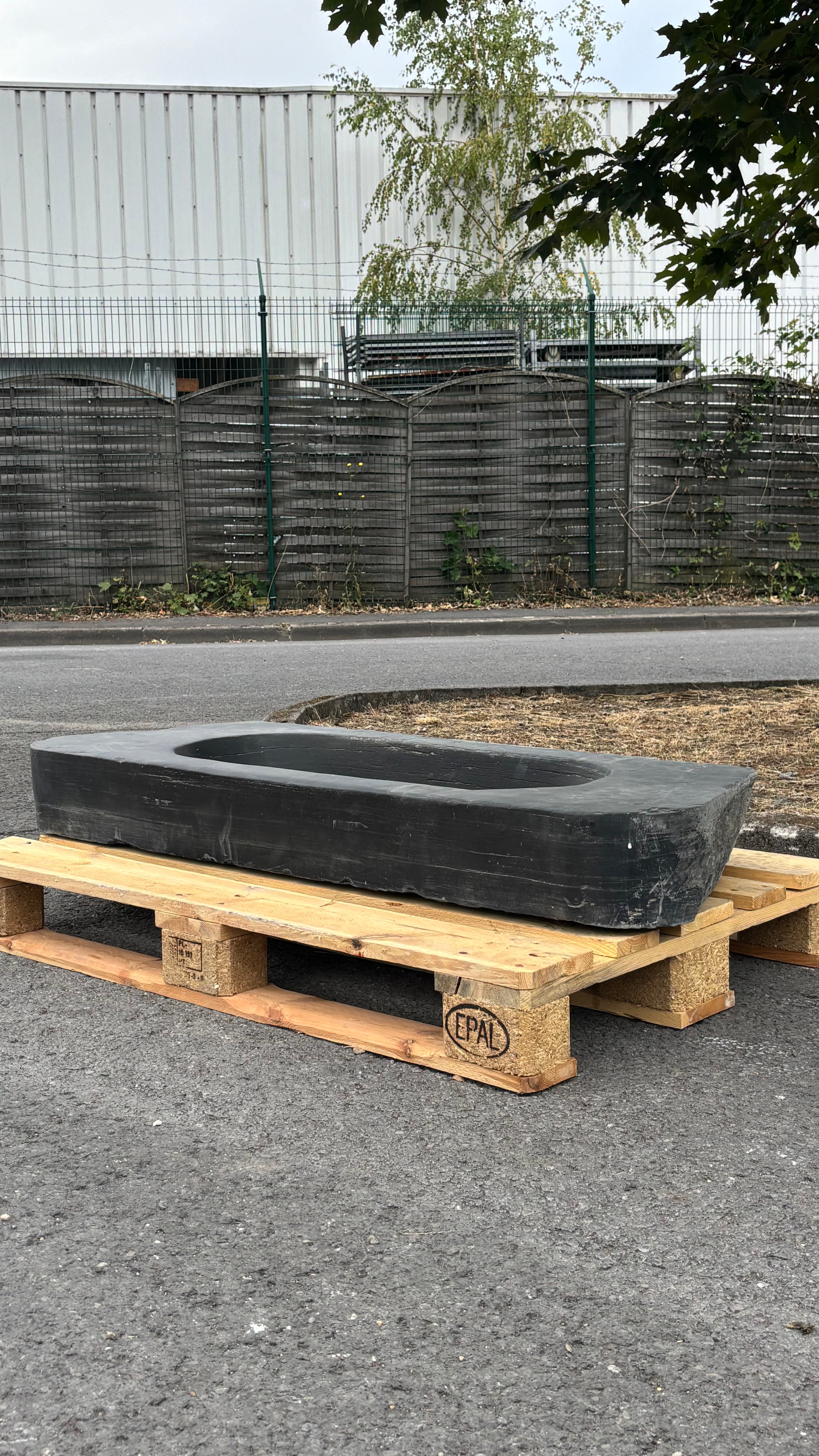 Antique Belgian Slate Sink Circa 1820 | Reclaimed Stone Sink