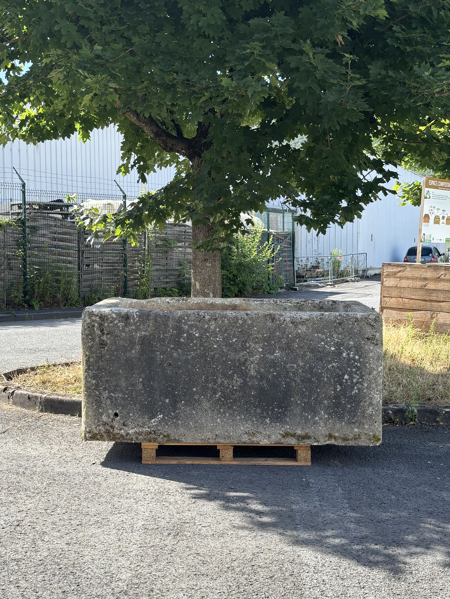 Antique French Stone Trough Circa 1870 | Reclaimed Stone Garden Planter