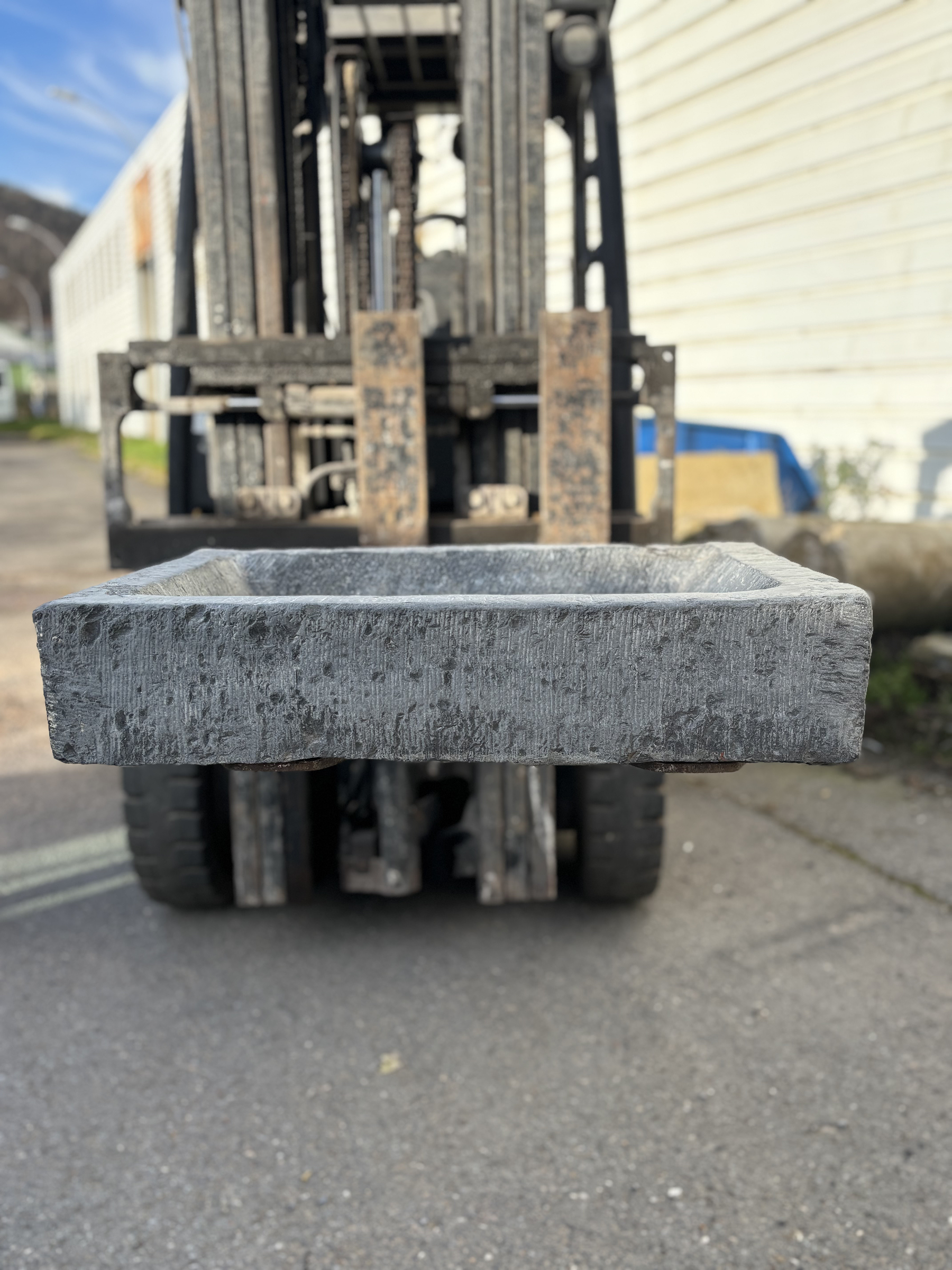 Antique Bluestone Sink From Belgium