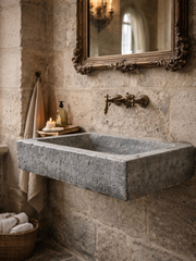 Antique Bluestone Sink From Belgium