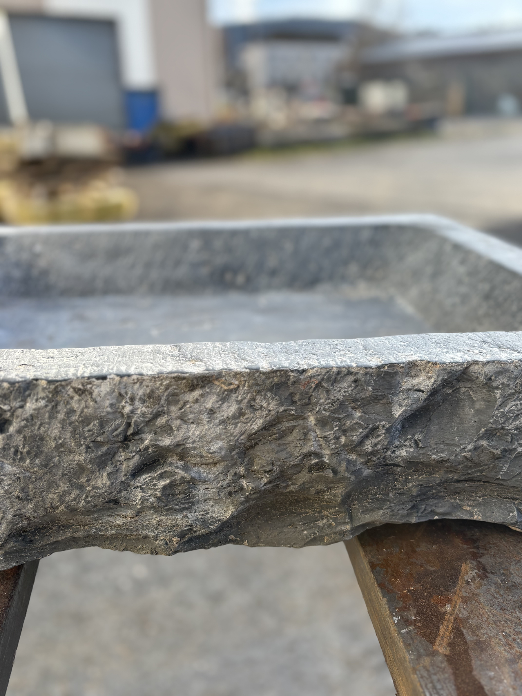 Antique Bluestone Sink From Belgium