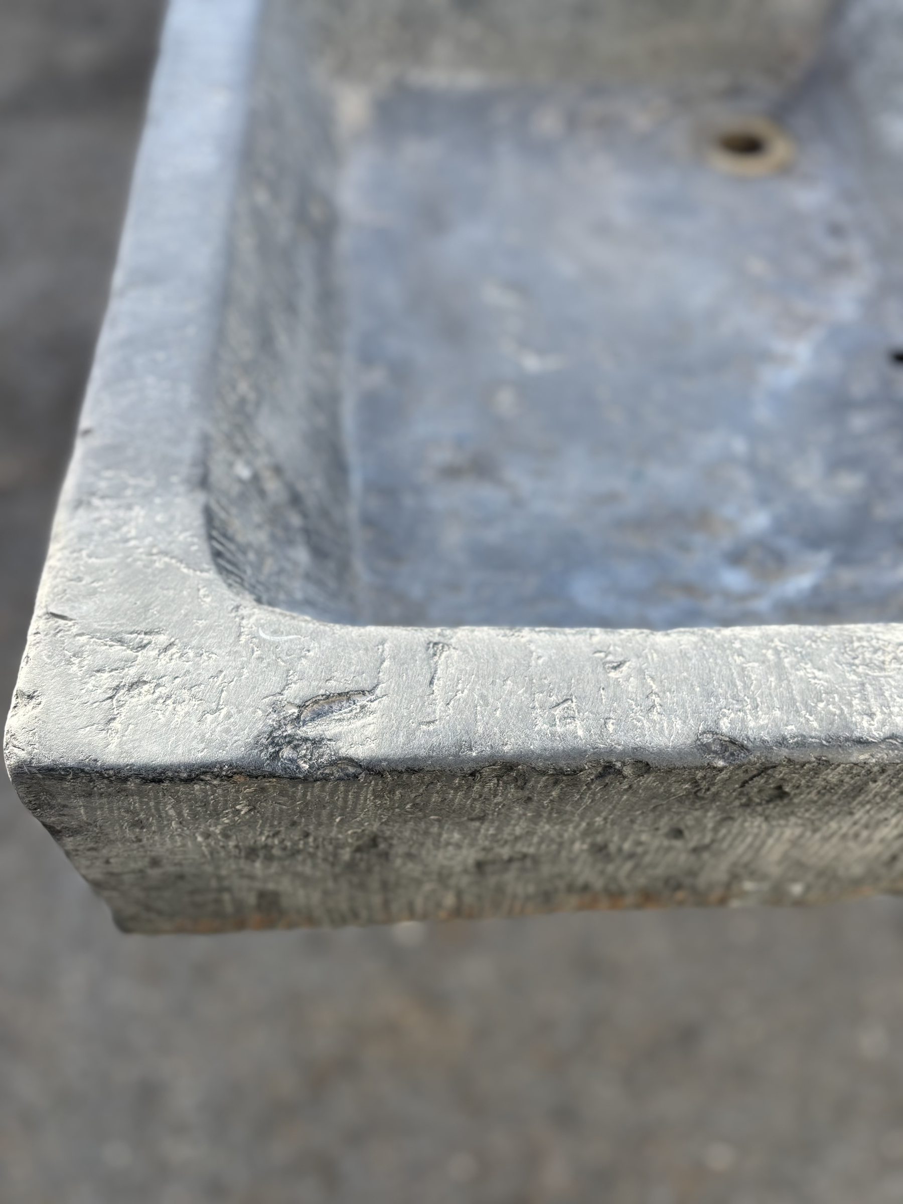 Antique Bluestone Sink From Belgium