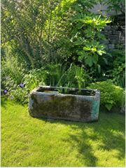 Antique Stone Trough In Stoneware From France