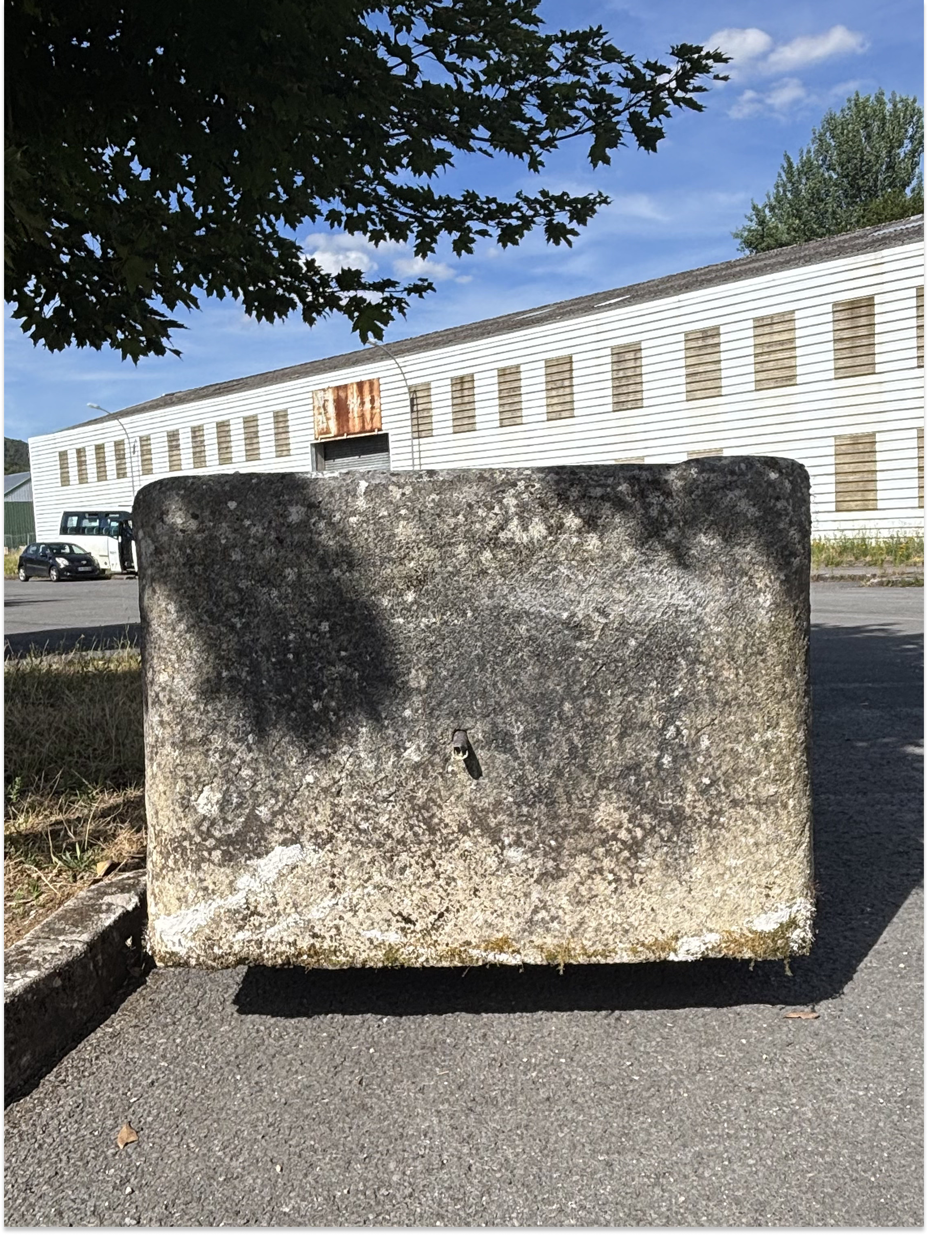 Antique French Stone Trough Circa 1870 | Reclaimed Stone Garden Planter