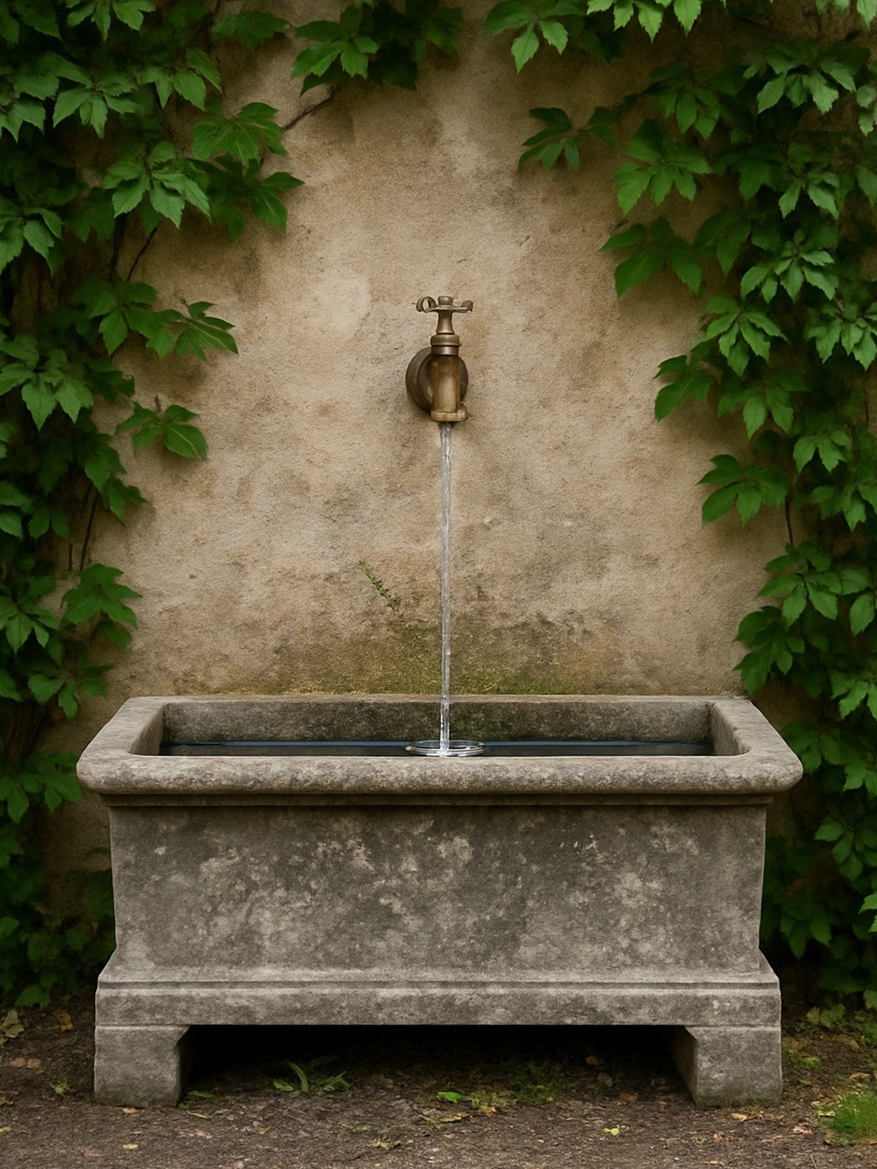 Antique Stone Planter | Timeless Garden Feature