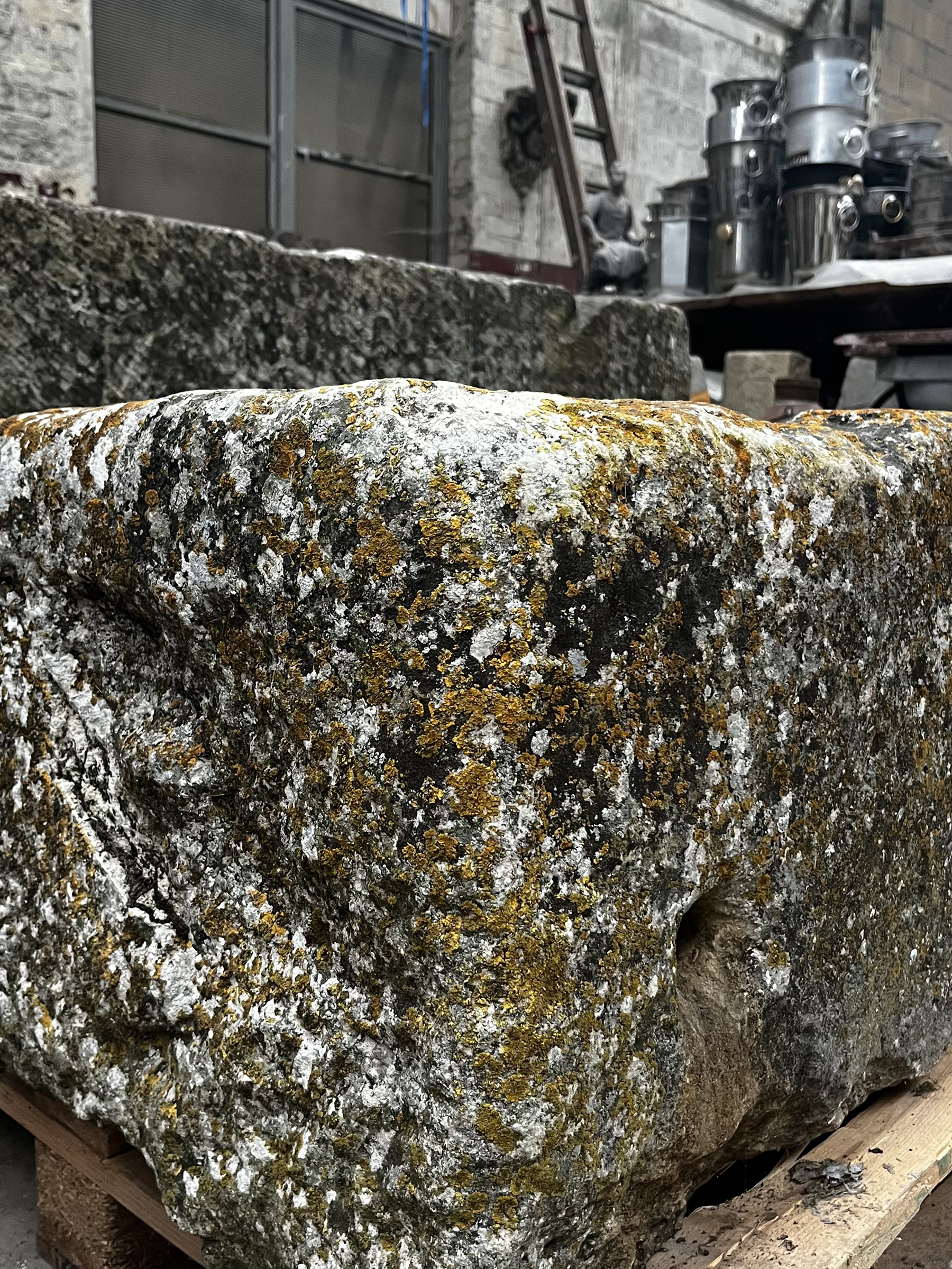 Antique Limestone Garden Trough