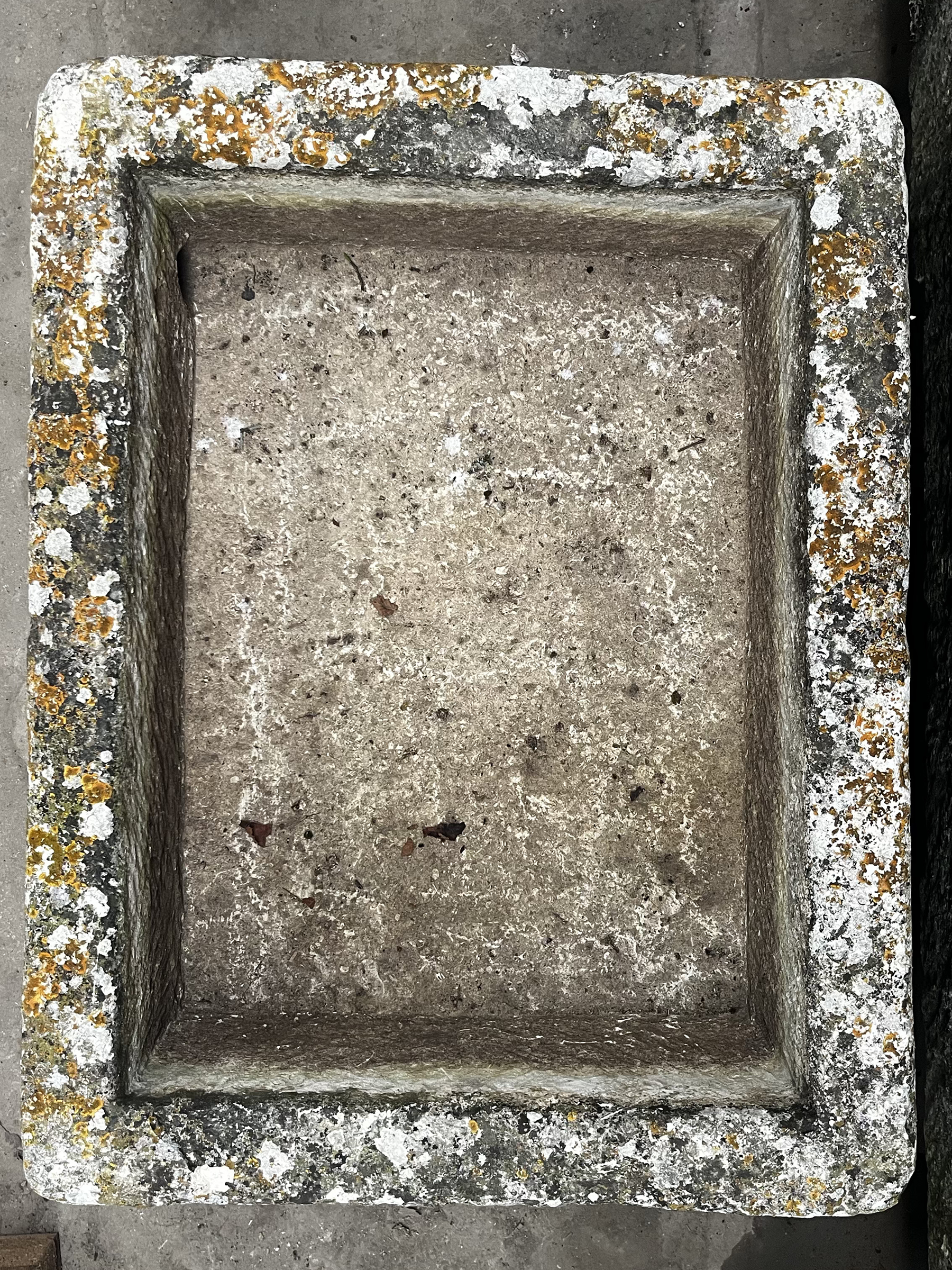 Antique Limestone Garden Trough