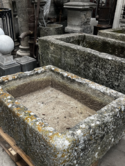 Antique Limestone Garden Trough