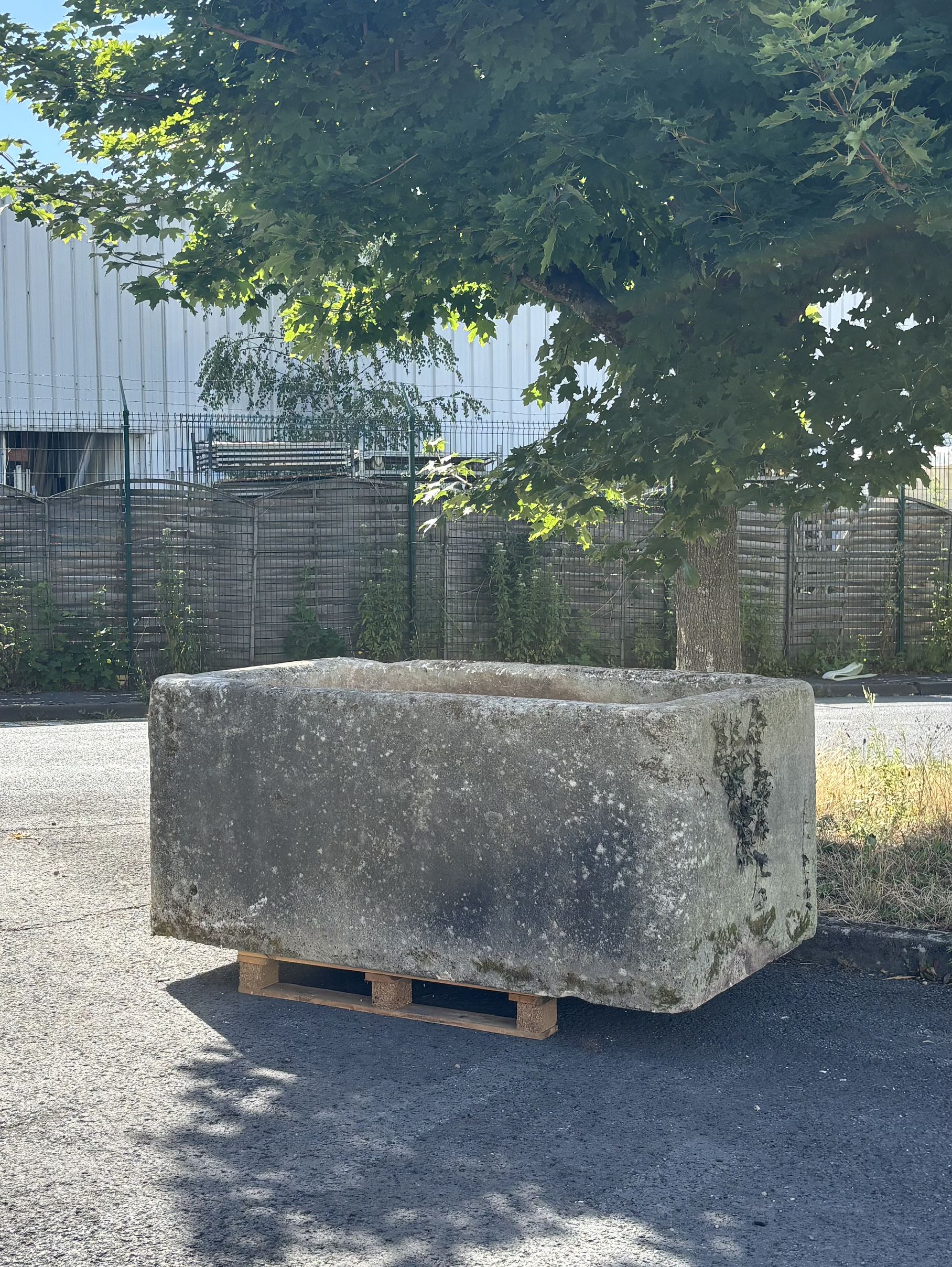 Antique French Stone Trough Circa 1870 | Reclaimed Stone Garden Planter