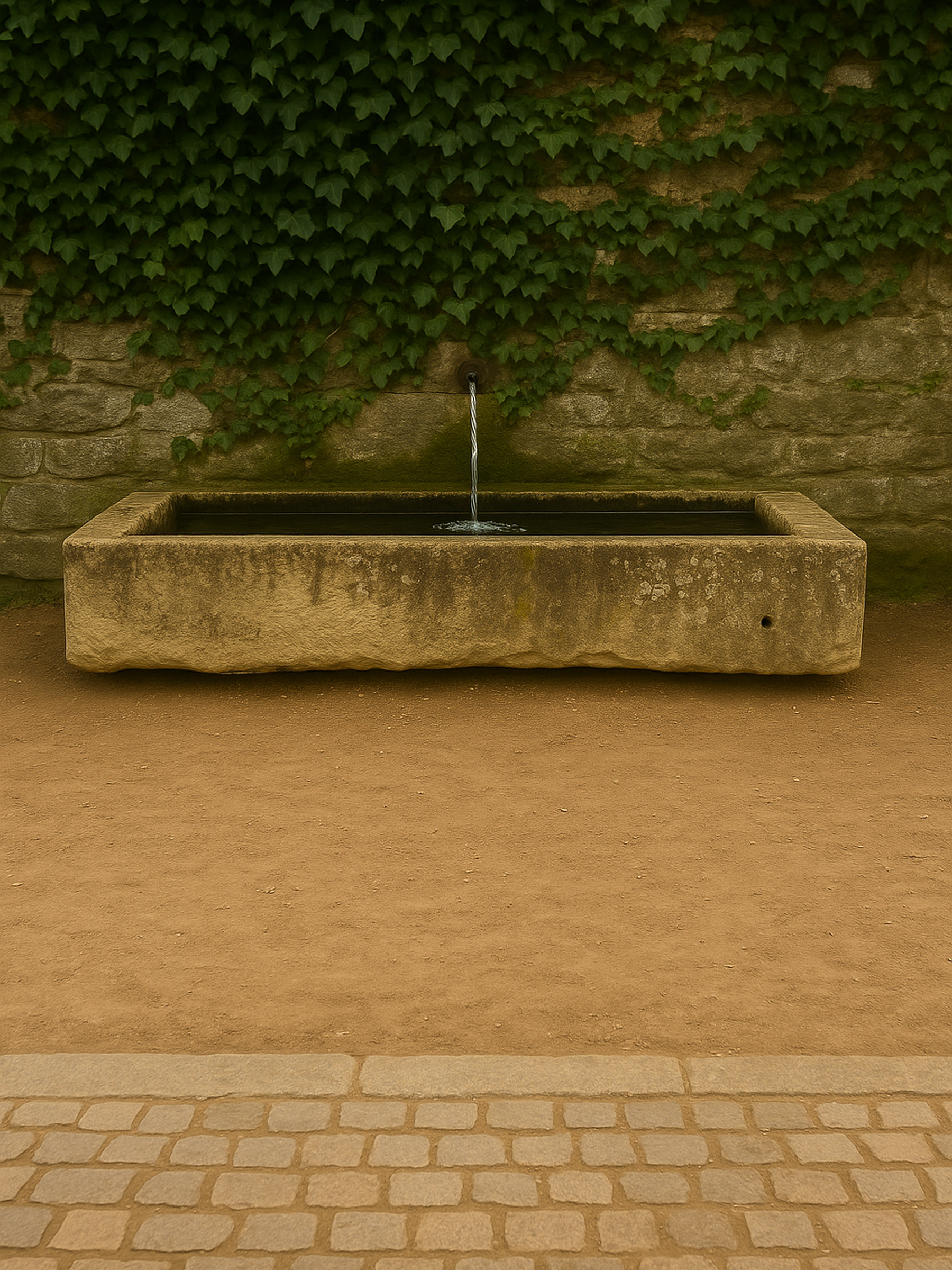 Antique Stone Basin | Rare Architectural Garden Feature