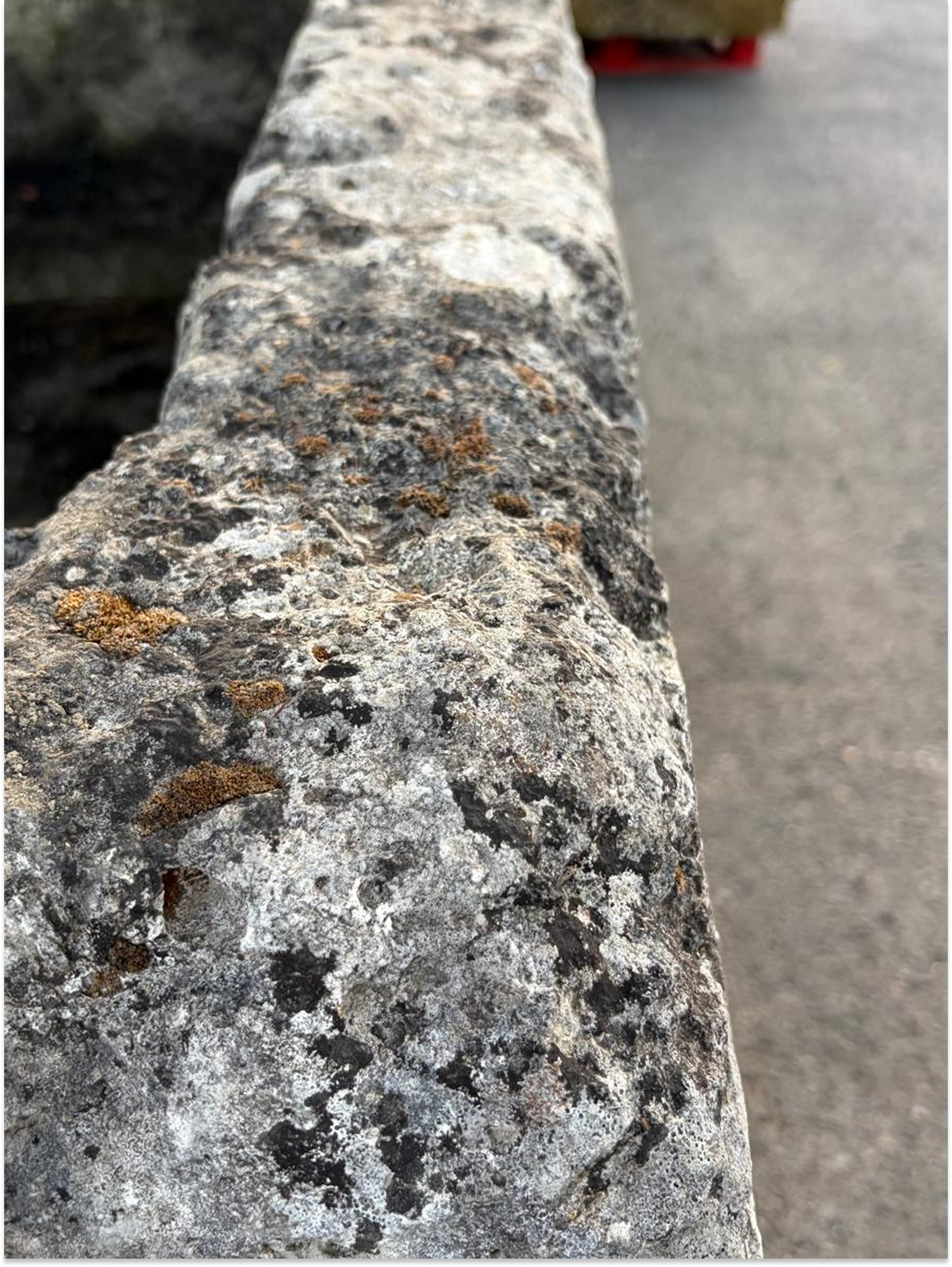 Reclaimed stone garden basin from Angoulême France
