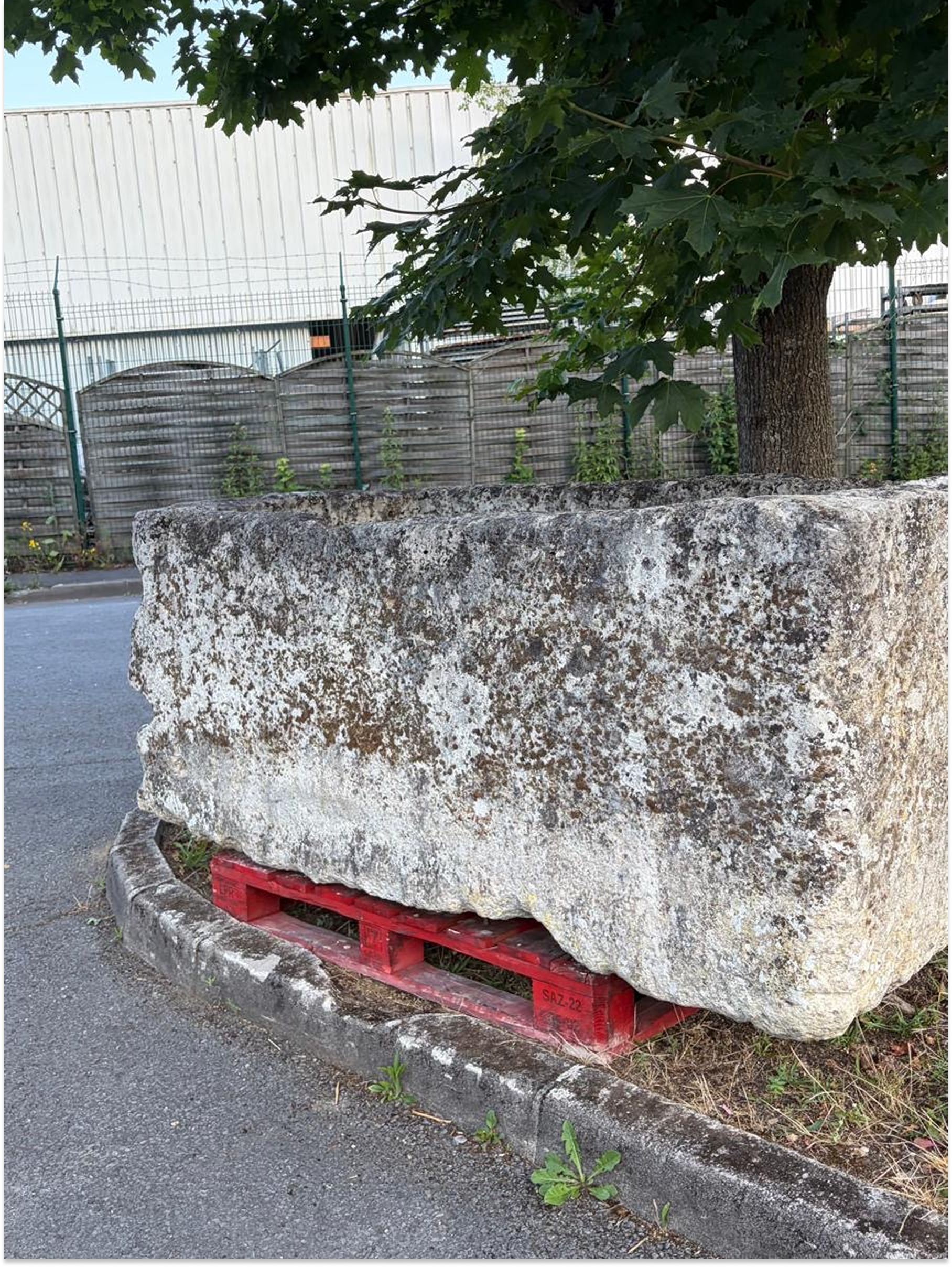 Antique French Limestone Trough Circa 1830 | Reclaimed Stone Garden Planter