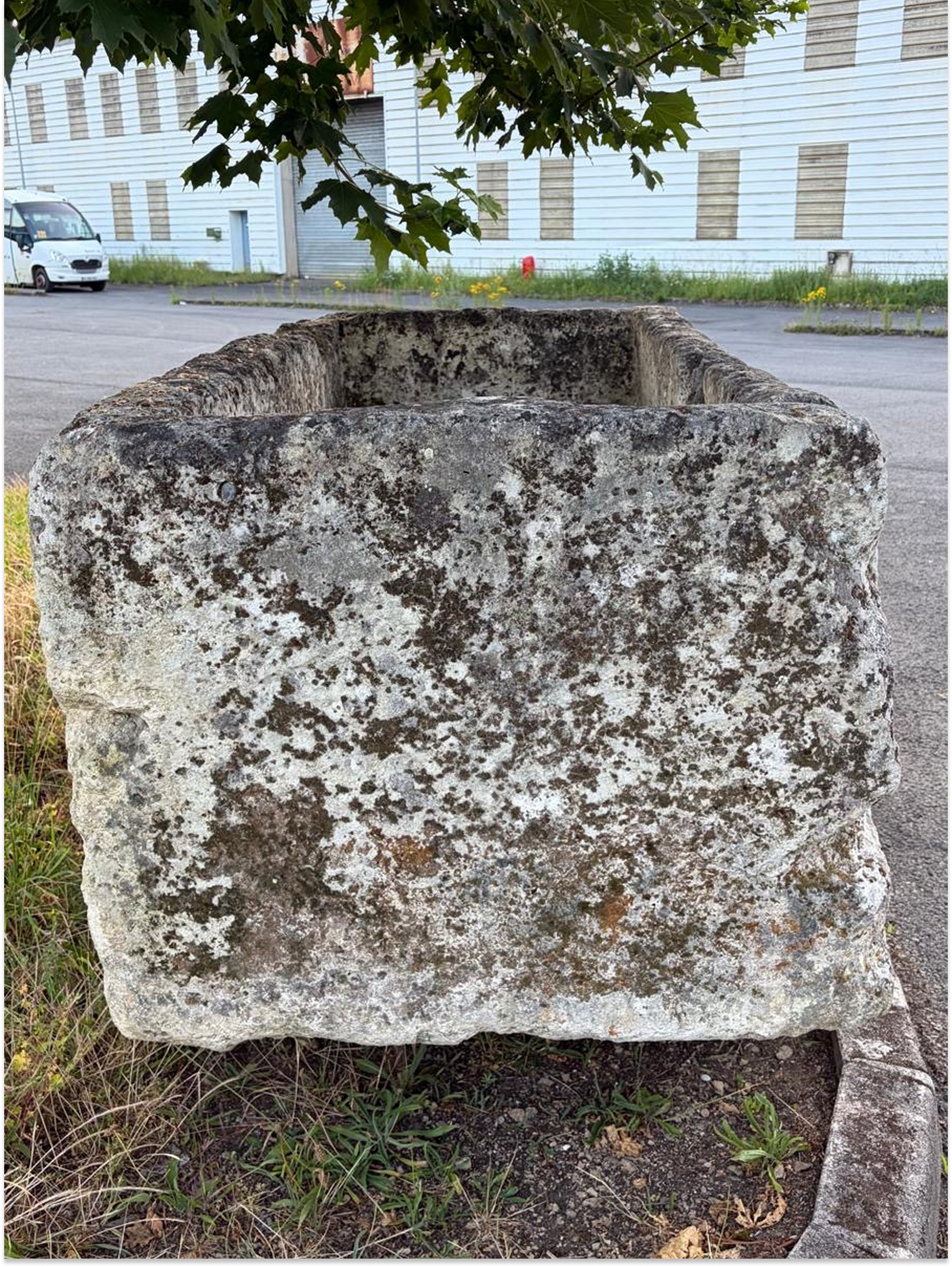 Antique French Limestone Trough Circa 1830 | Reclaimed Stone Garden Planter