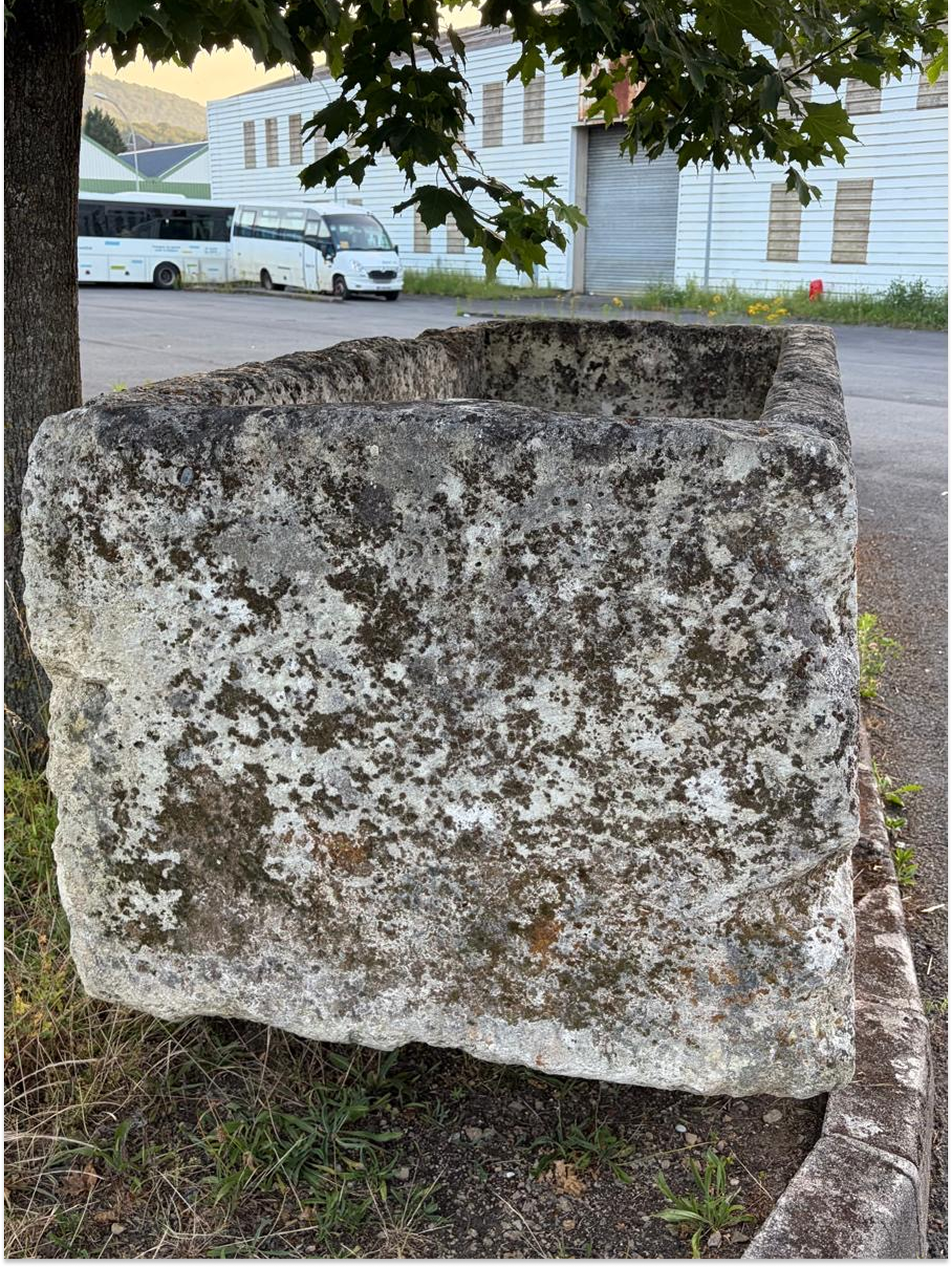 Antique French Limestone Trough Circa 1830 | Reclaimed Stone Garden Planter