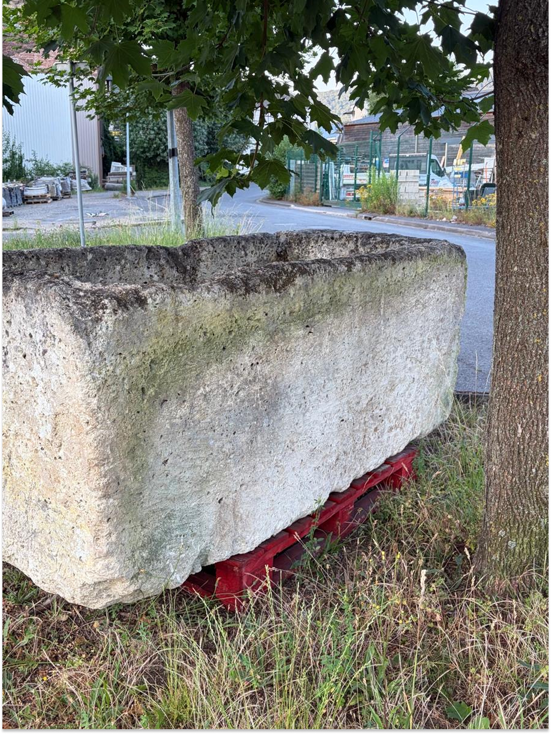 Antique French Limestone Trough Circa 1830 | Reclaimed Stone Garden Planter