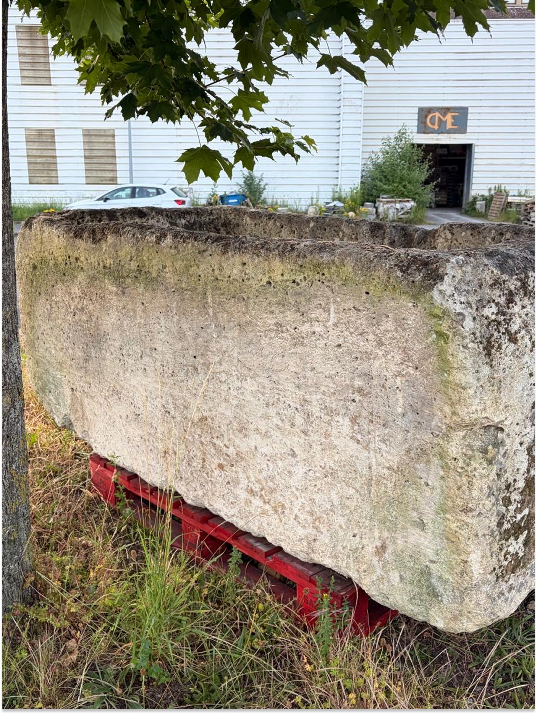 Antique French Limestone Trough Circa 1830 | Reclaimed Stone Garden Planter
