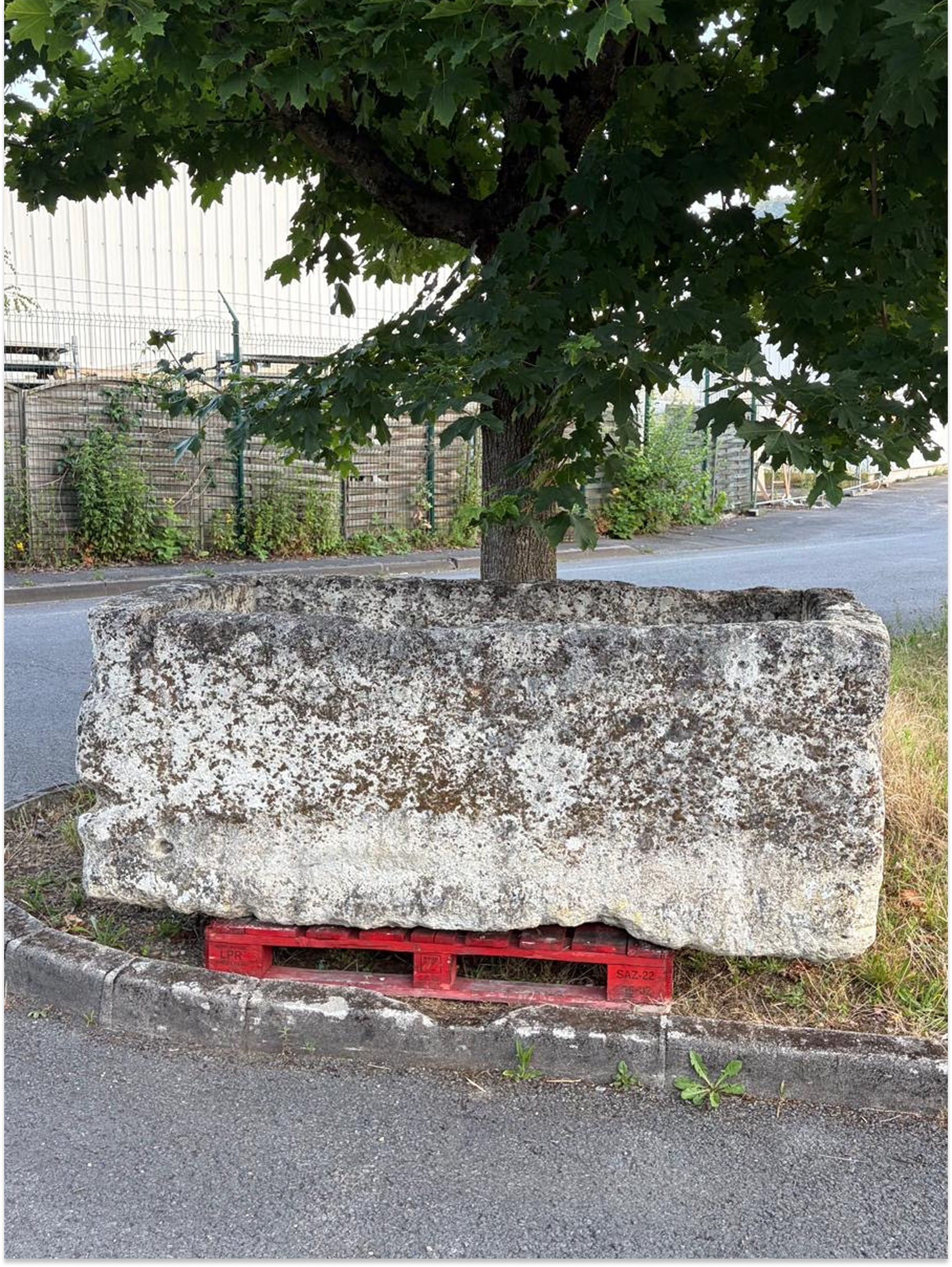 Antique French Limestone Trough Circa 1830 | Reclaimed Stone Garden Planter