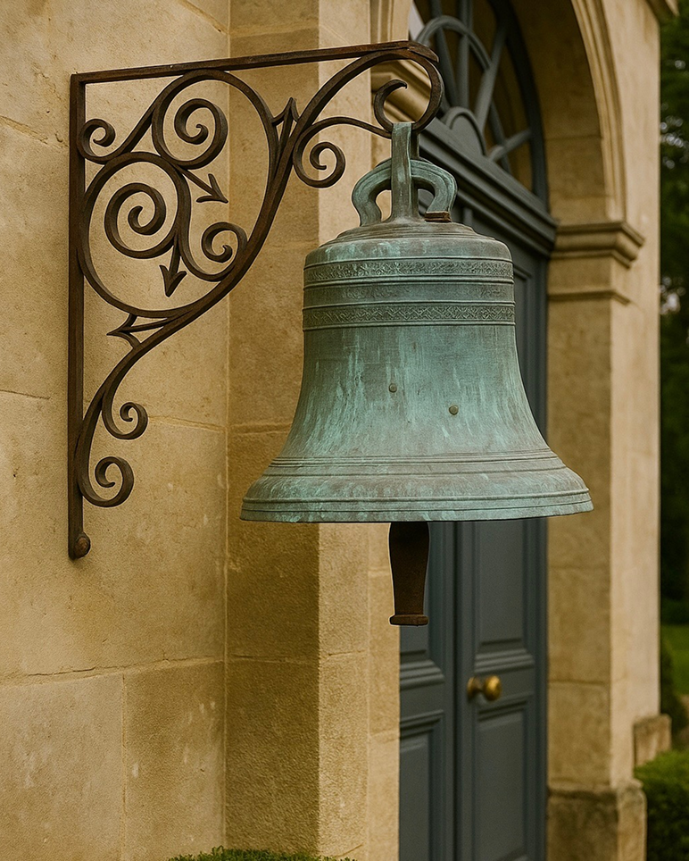 Hand-Forged Wall Bell | Antique Decorative