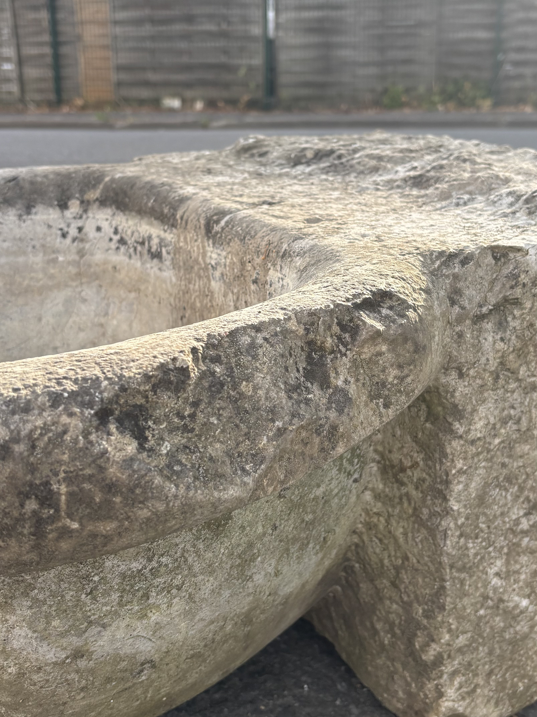 Pair of antique limestone sinks circa 18th century
