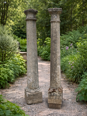 Beautiful Early 19th Century Natural Stone Columns