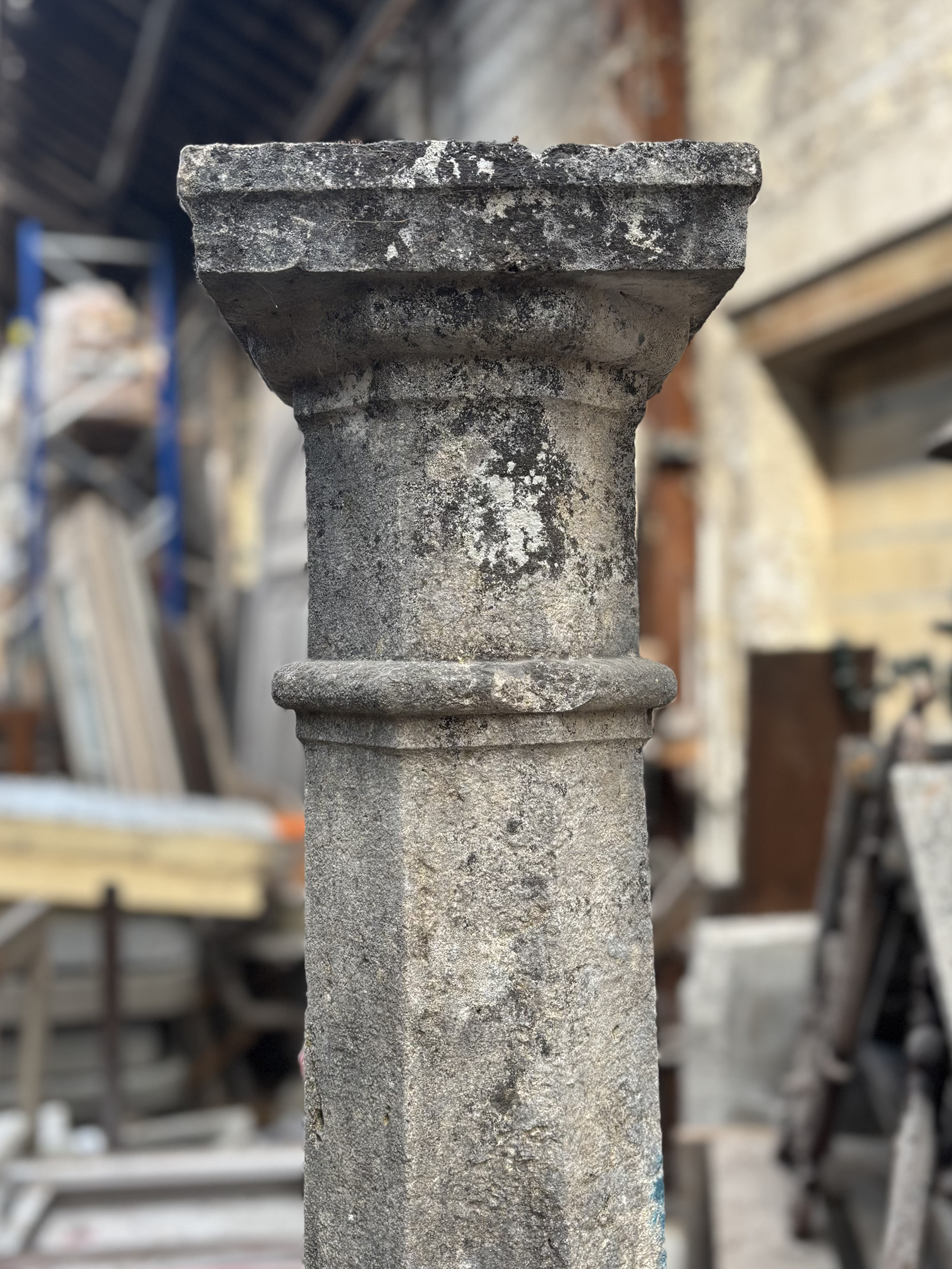 Beautiful Early 19th Century Natural Stone Columns