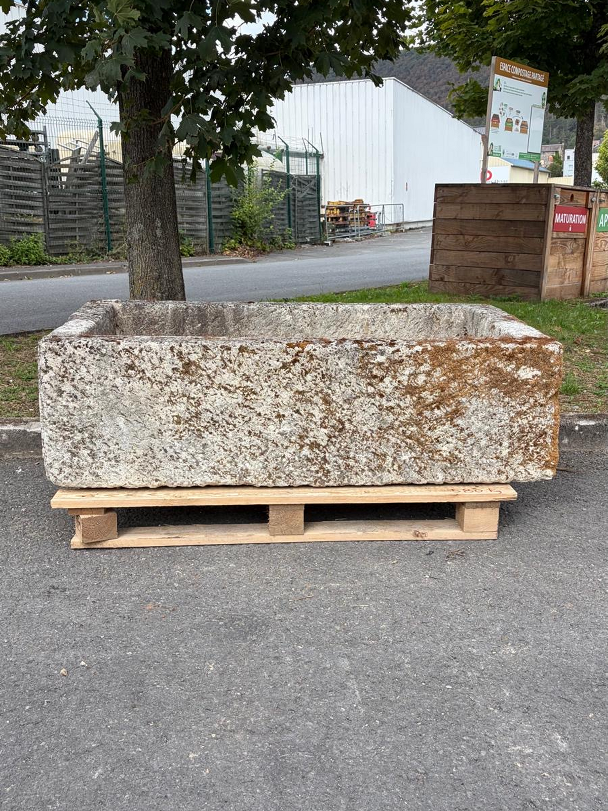 18th-Century Limestone Trough | Antique French Stone Trough