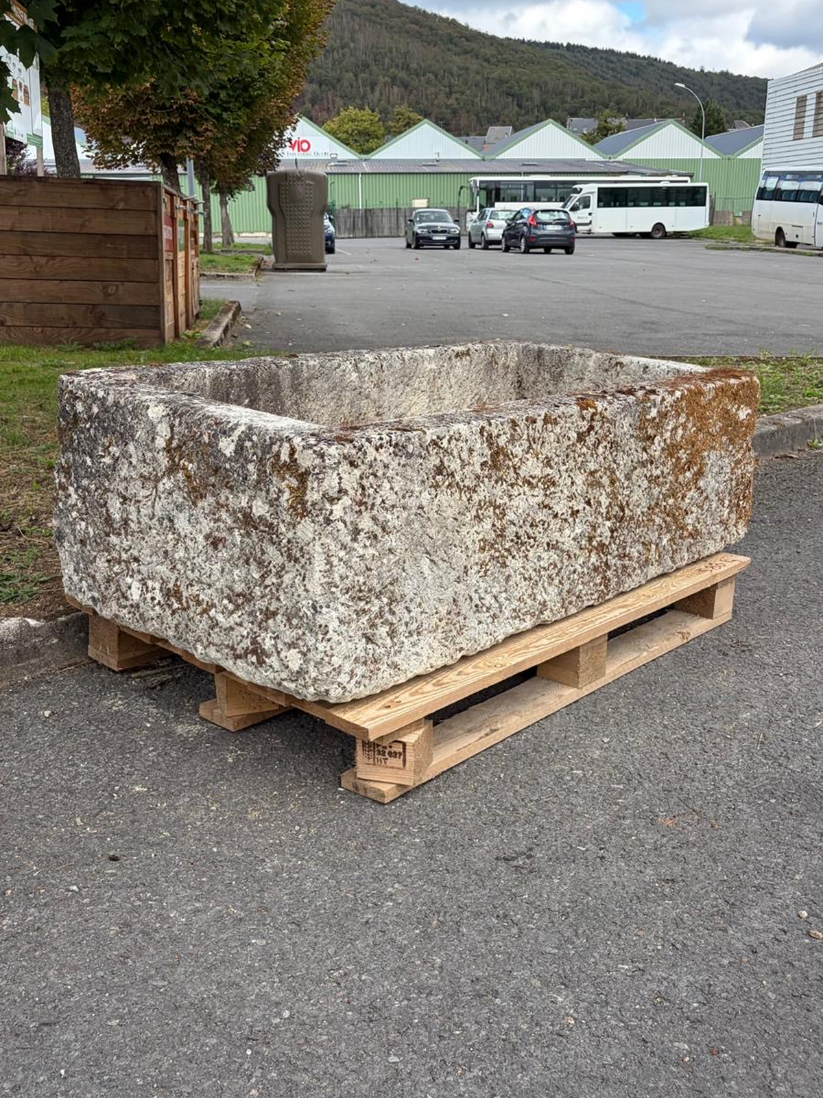 18th-Century Limestone Trough | Antique French Stone Trough
