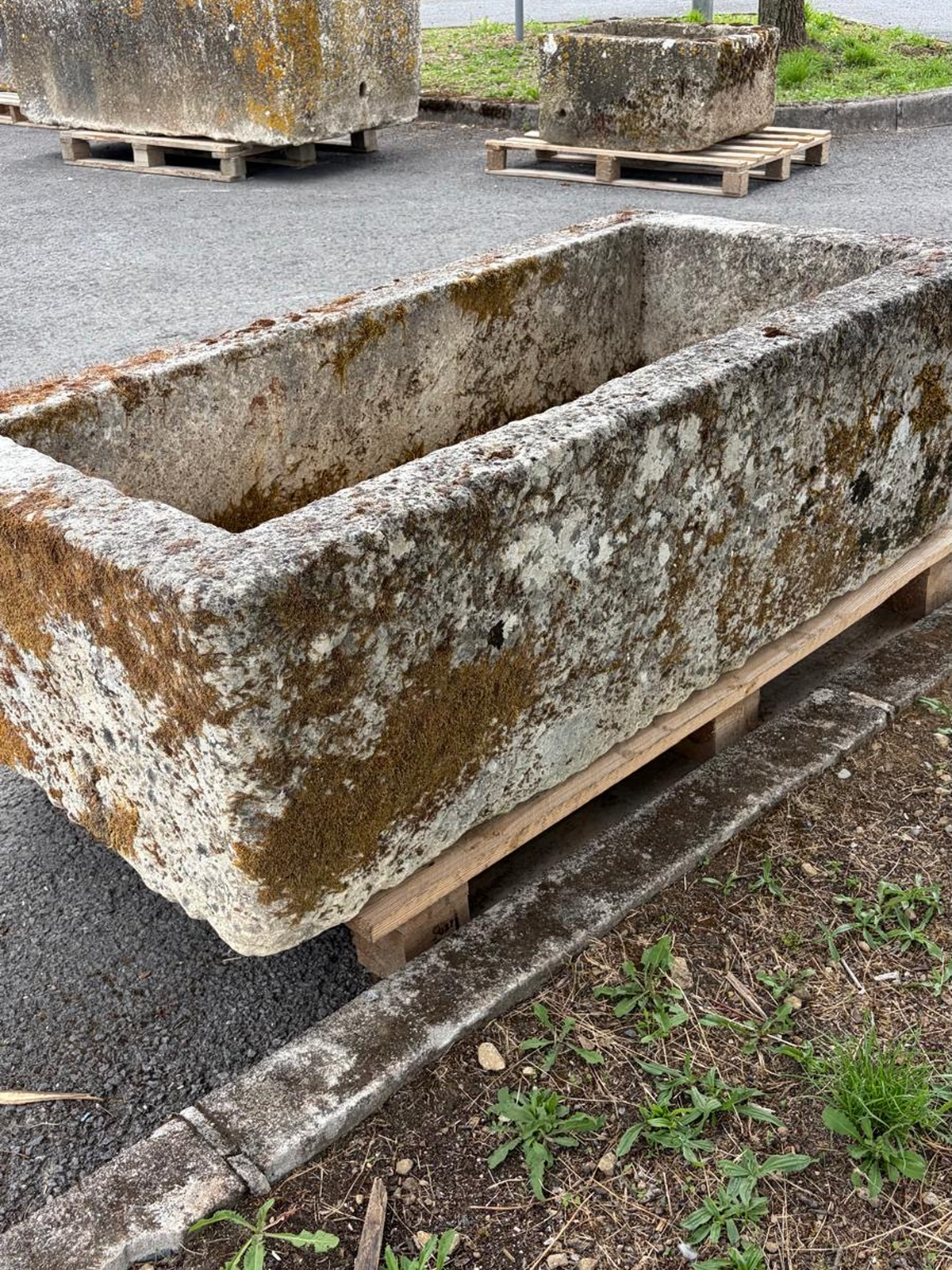 18th-Century Limestone Trough | Antique French Stone Trough