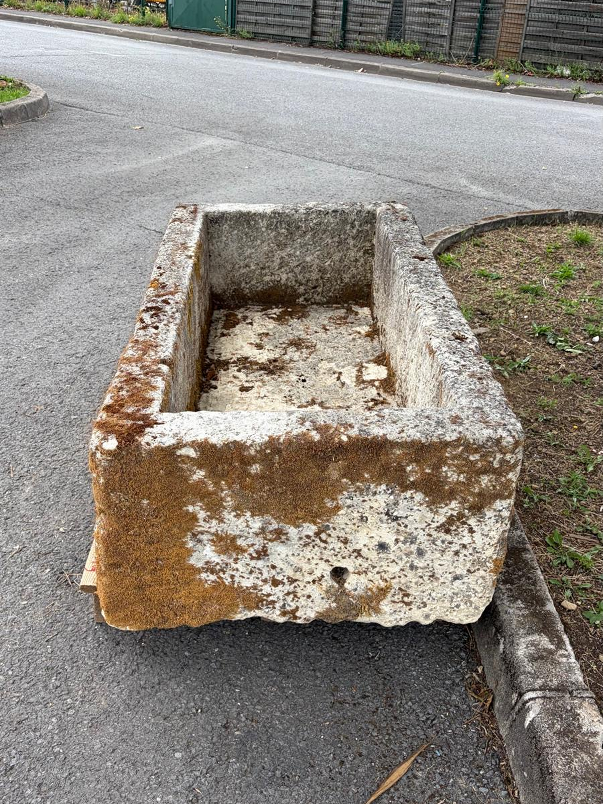 18th-Century Limestone Trough | Antique French Stone Trough