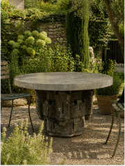 Table With 18th-Century Antique Base