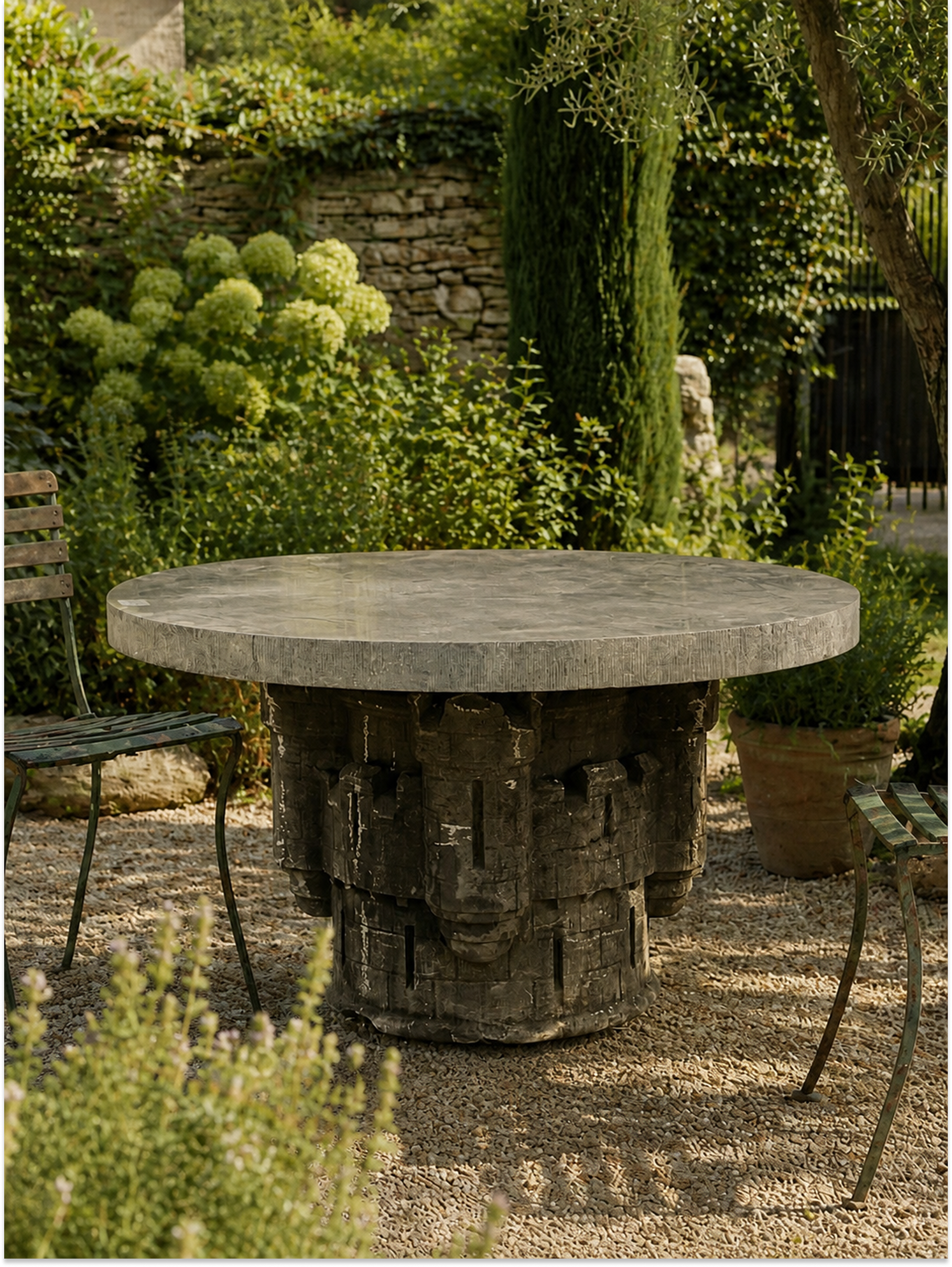 Table With 18th-Century Antique Base