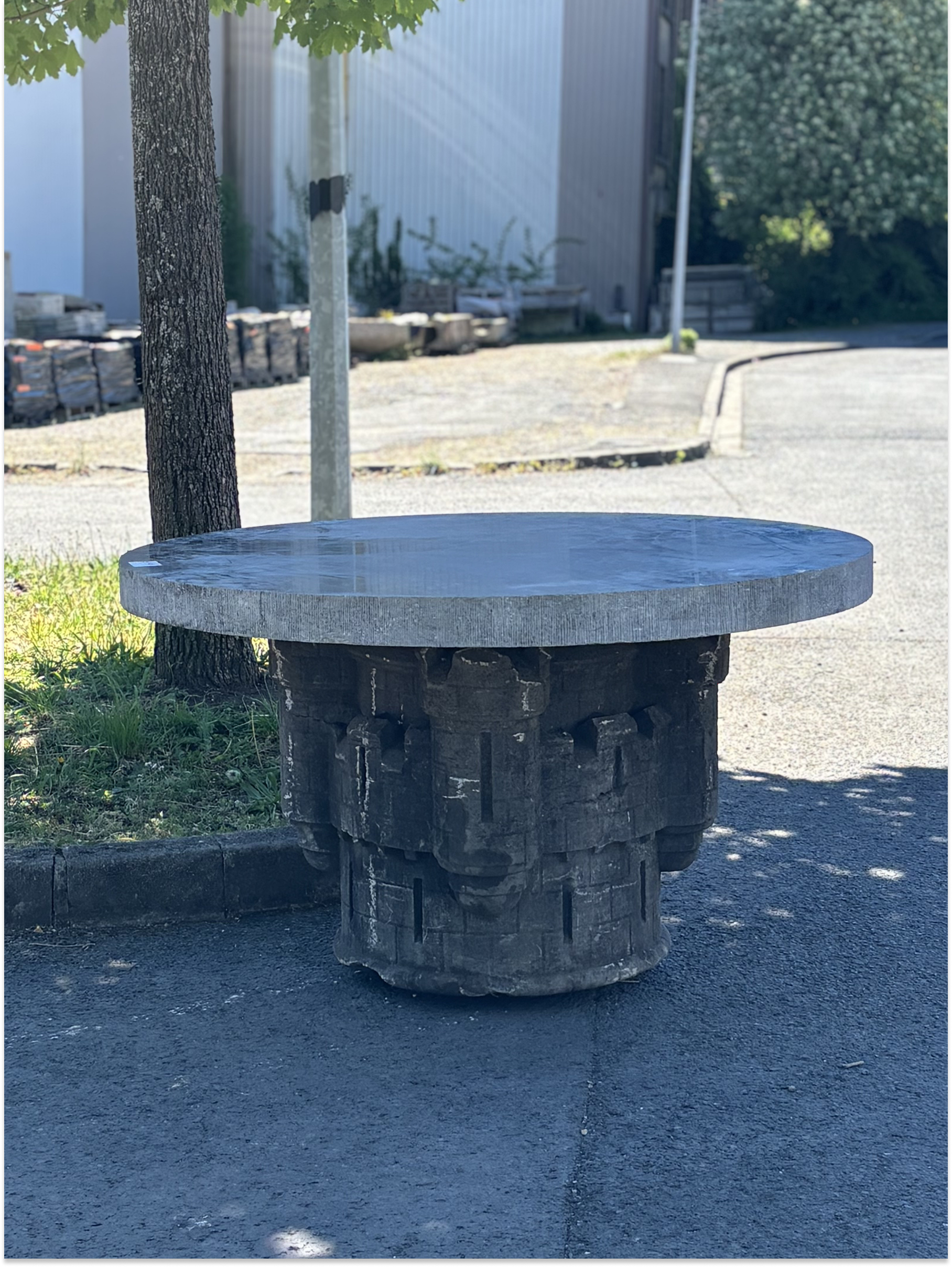 Table With 18th-Century Antique Base