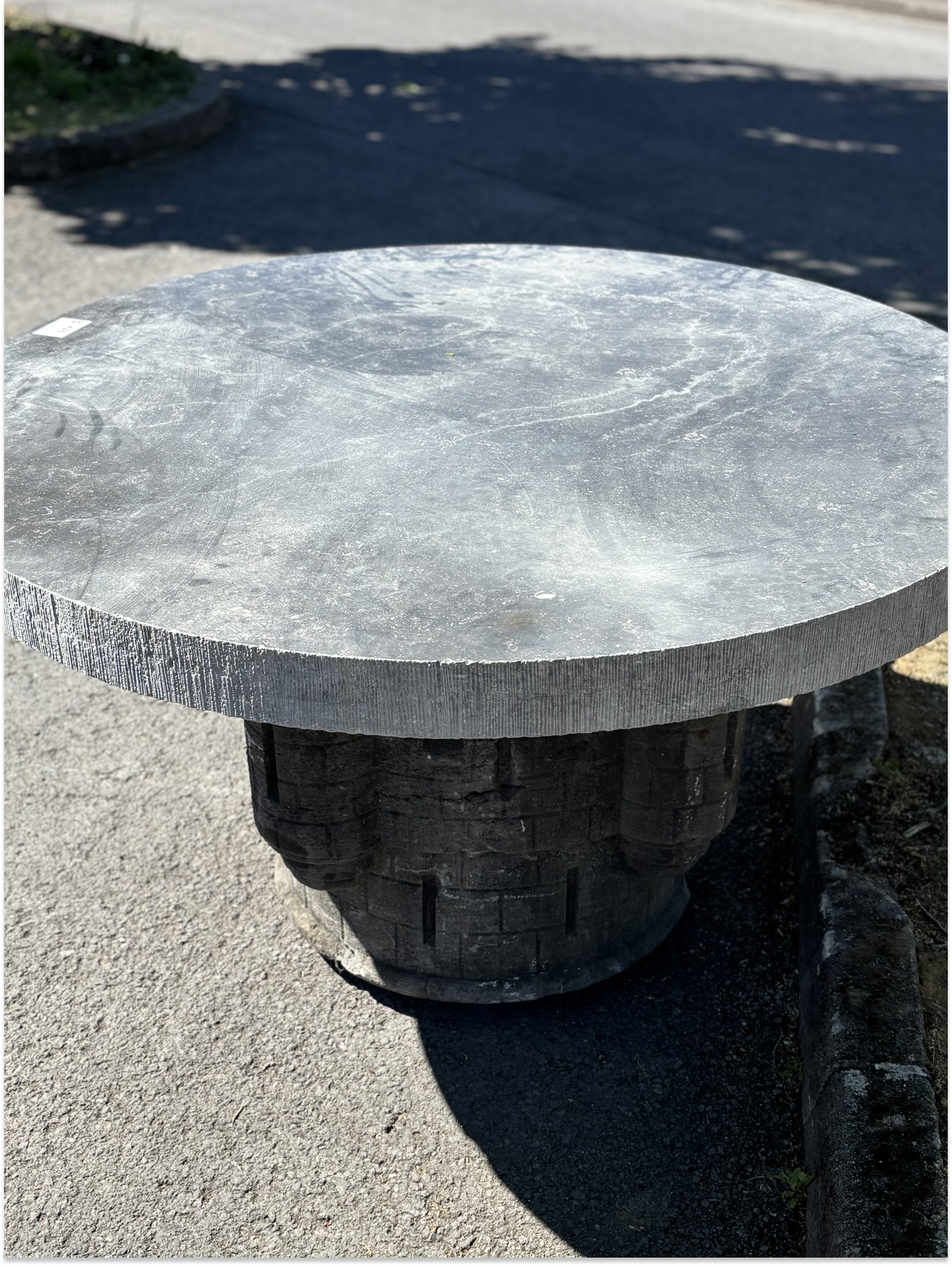 Table With 18th-Century Antique Base