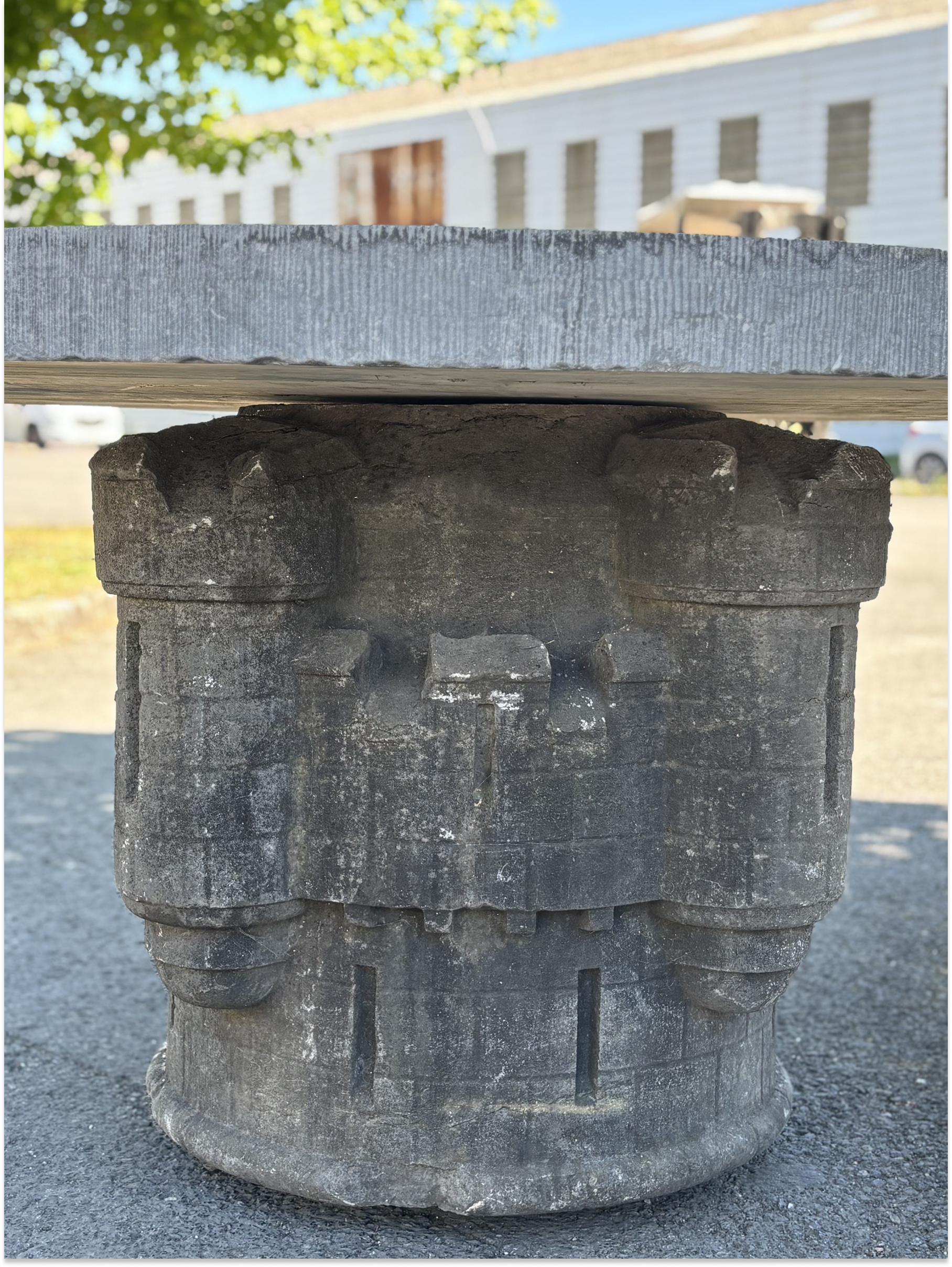 Table With 18th-Century Antique Base