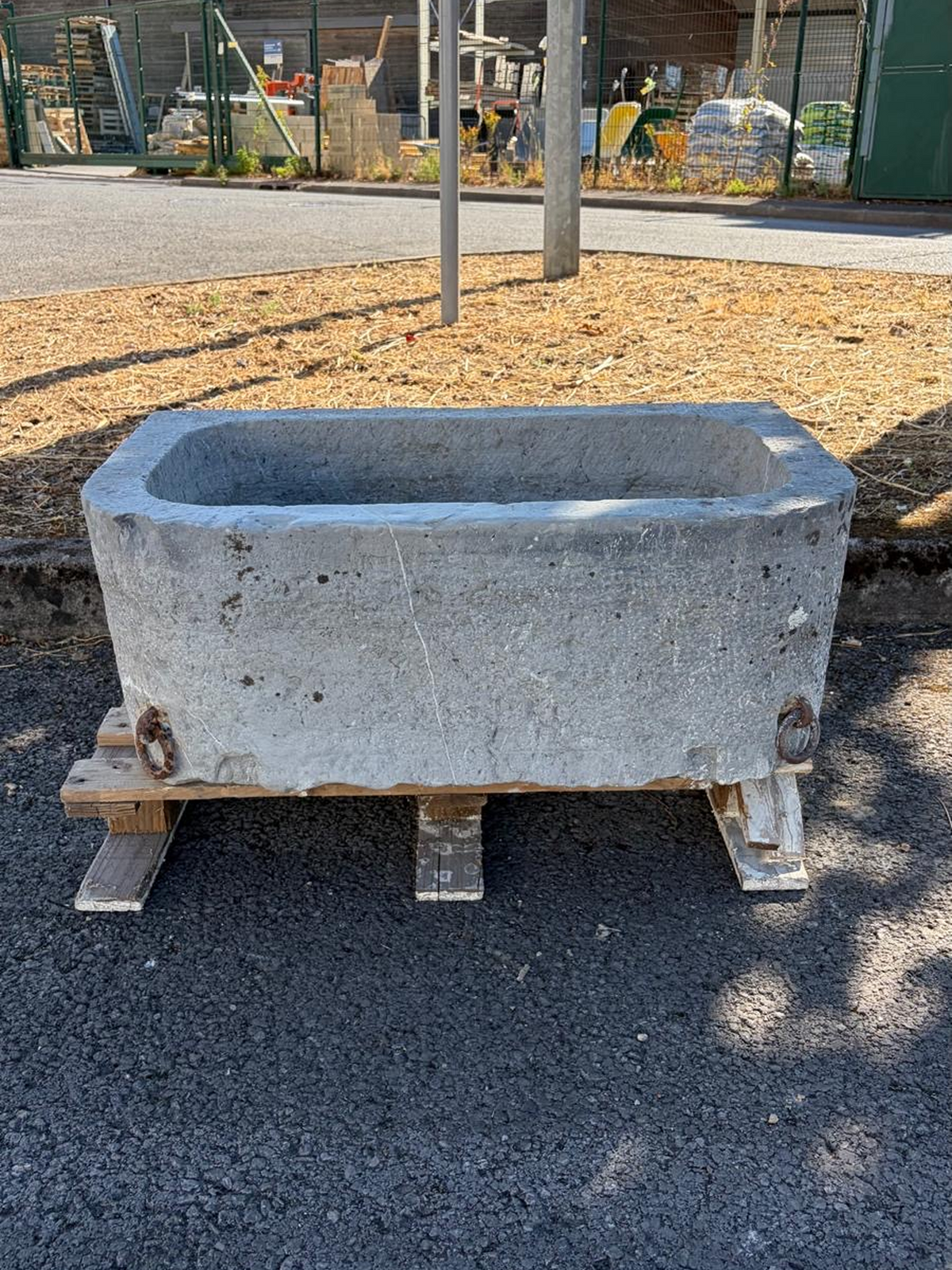 Antique Belgian bluestone sink circa 18th century