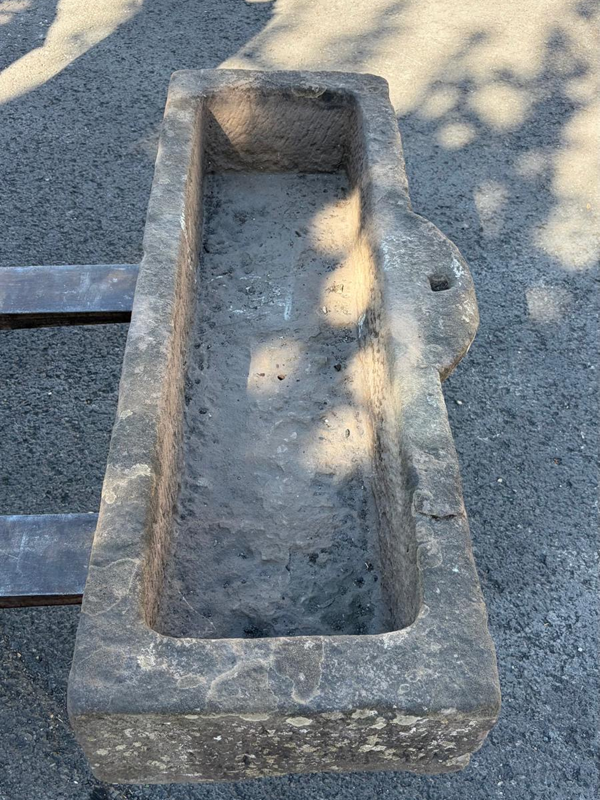 Antique Jura sandstone sink circa 18th century
