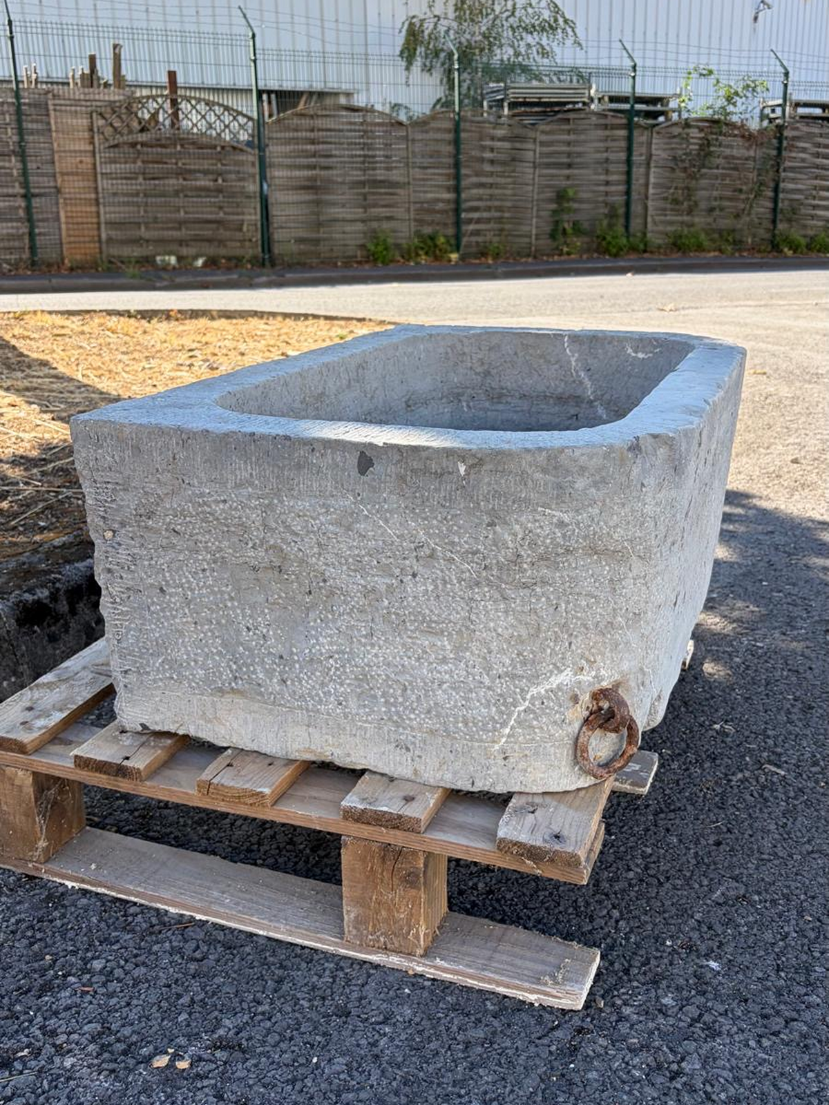 Antique Belgian bluestone sink circa 18th century