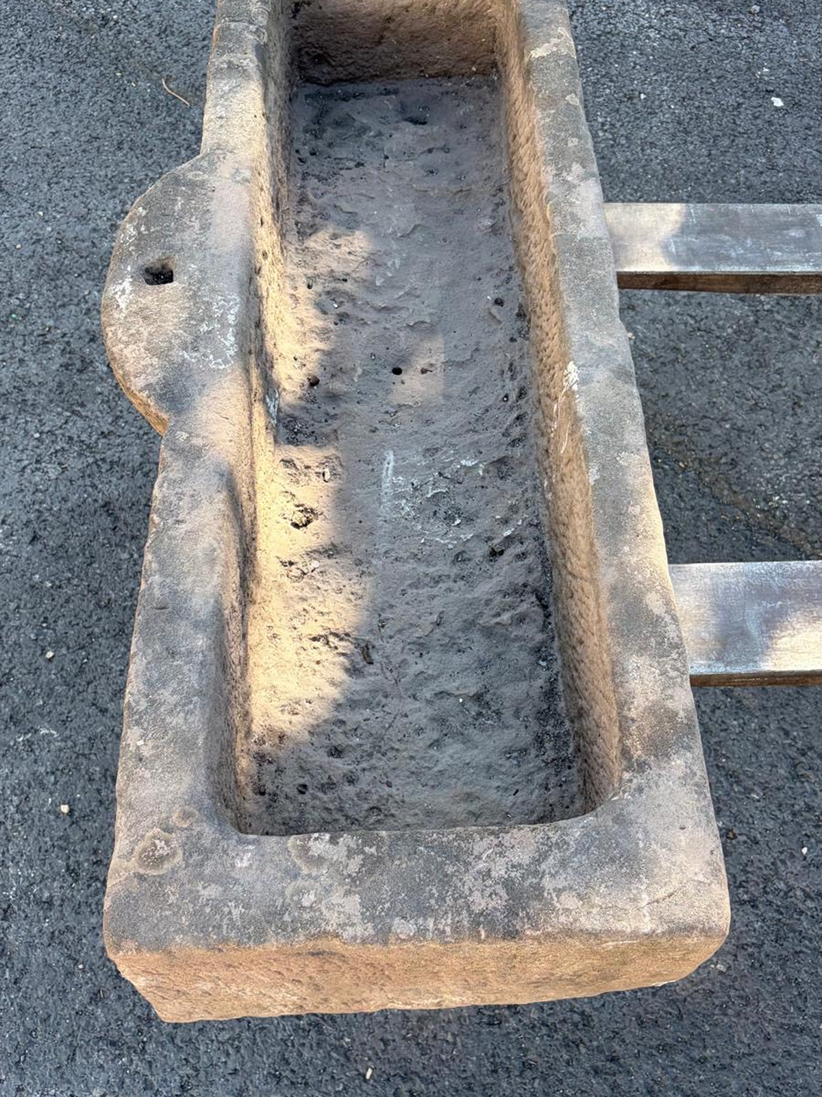 Antique Jura sandstone sink circa 18th century
